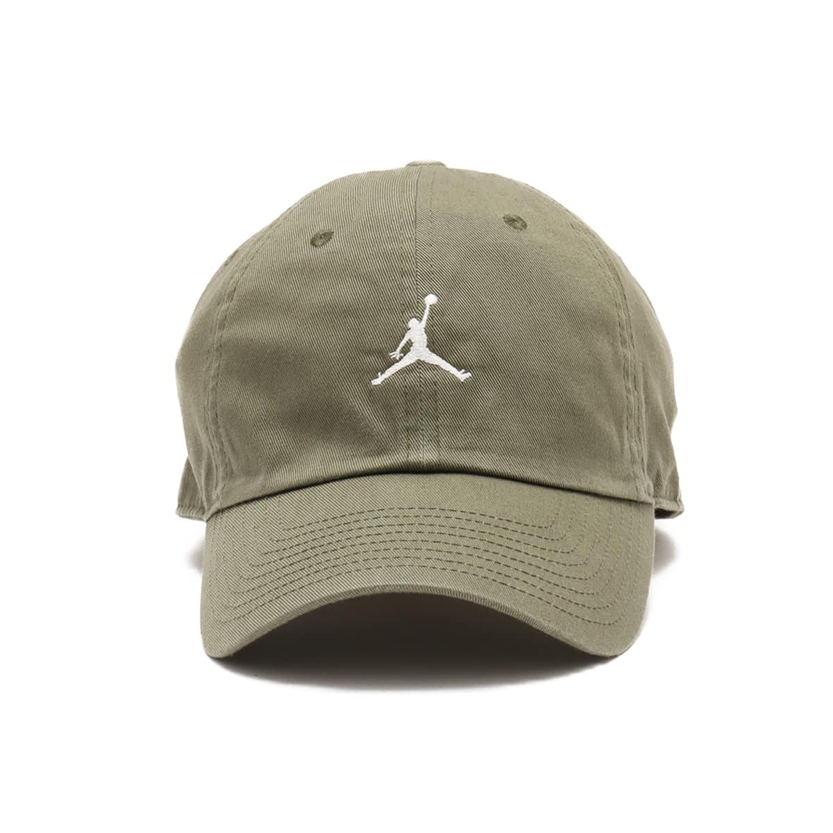 JORDAN BRAND U J CLUB CAP US CB WSH JM MEDIUM OLIVE/SAIL