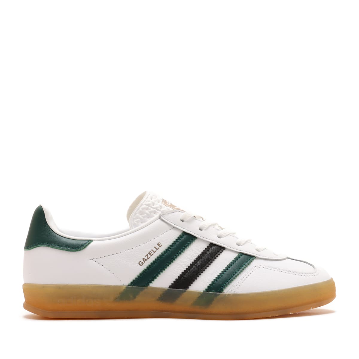 adidas GAZELLE INDOOR W FTWWHT/CGREEN/CBLACK（アディダス ガゼル