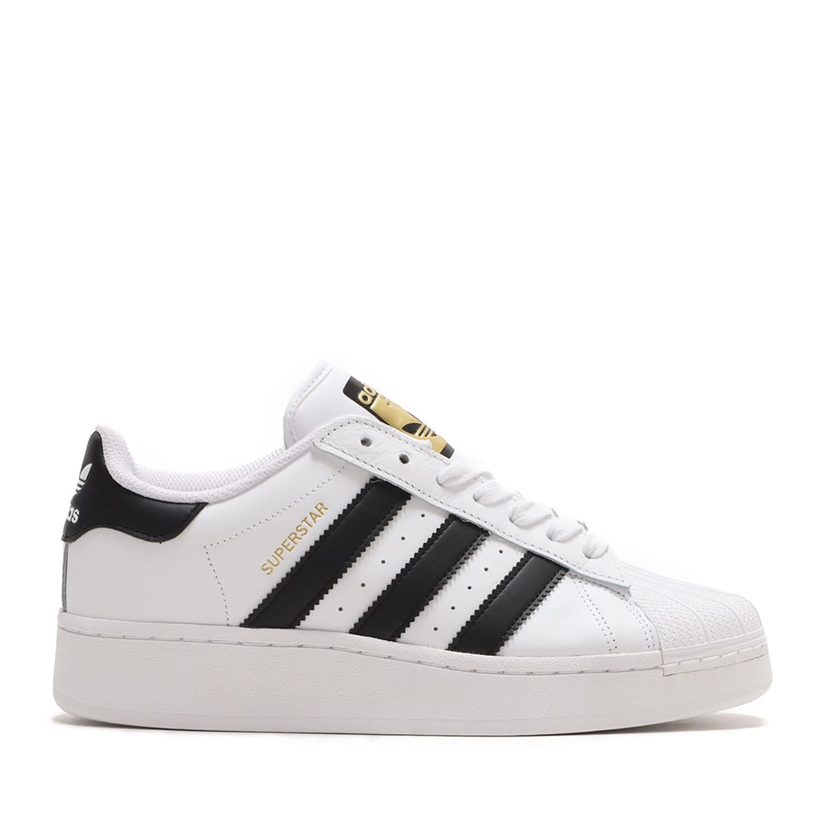adidas SUPERSTAR XLG FOOTWEAR WHITE/CORE BLACK/GOLD METALLIC