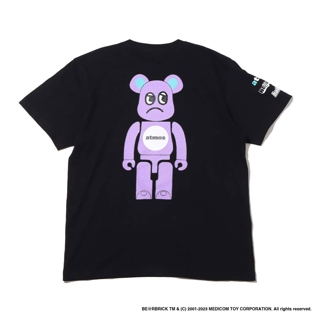 atmos × BE@RBRICK × BADMOOD S/S TEE BLACK（アトモス × ベアブリック