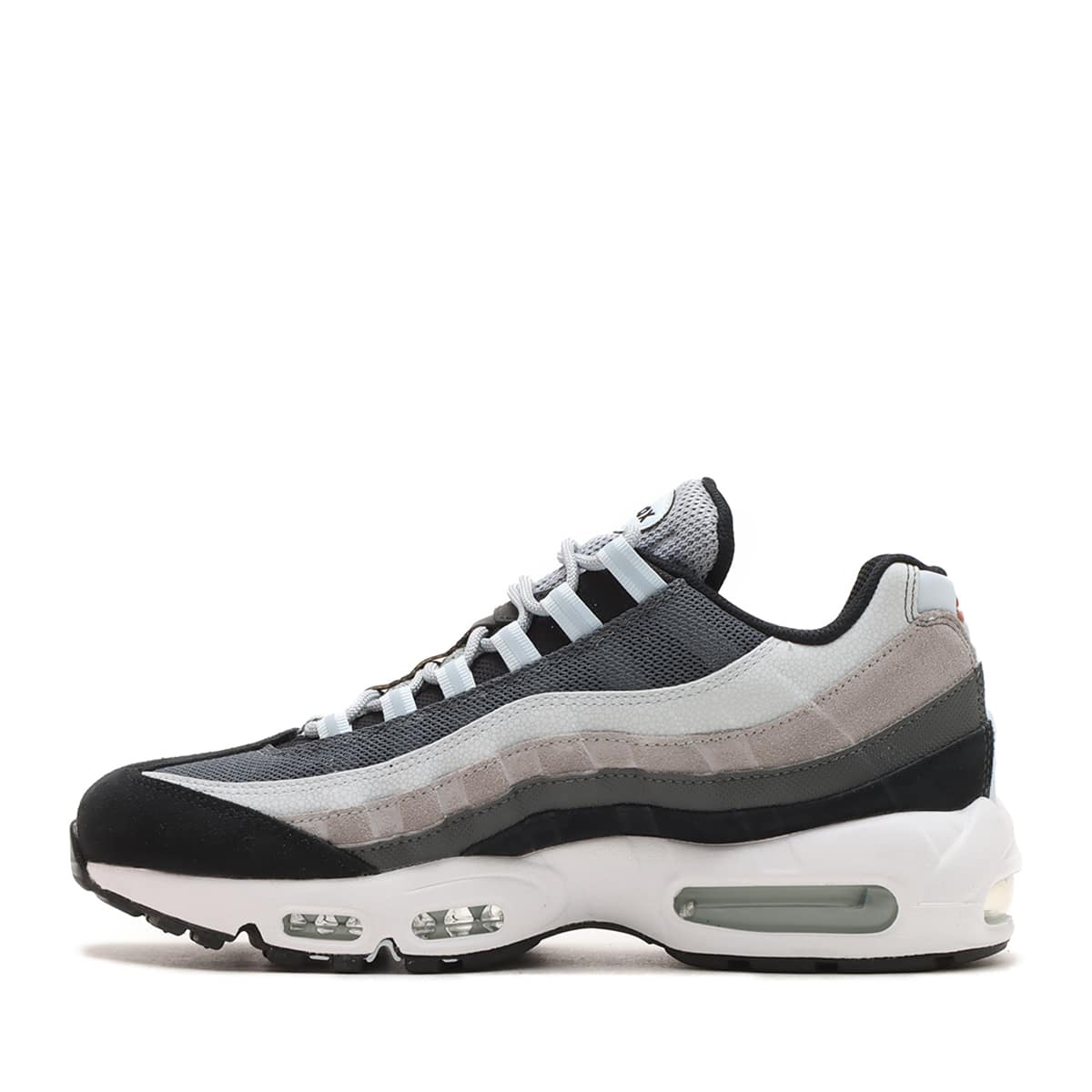 NIKE AIR MAX 95 WOLF GREY/RUGGED ORANGE-BLACK-BLUE TINT（ナイキ
