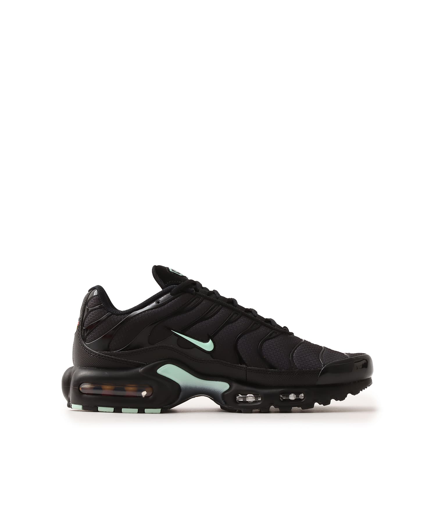NIKE AIR MAX PLUS BLACK/MINT FOAM-DK SMOKE GREY（ナイキ エア