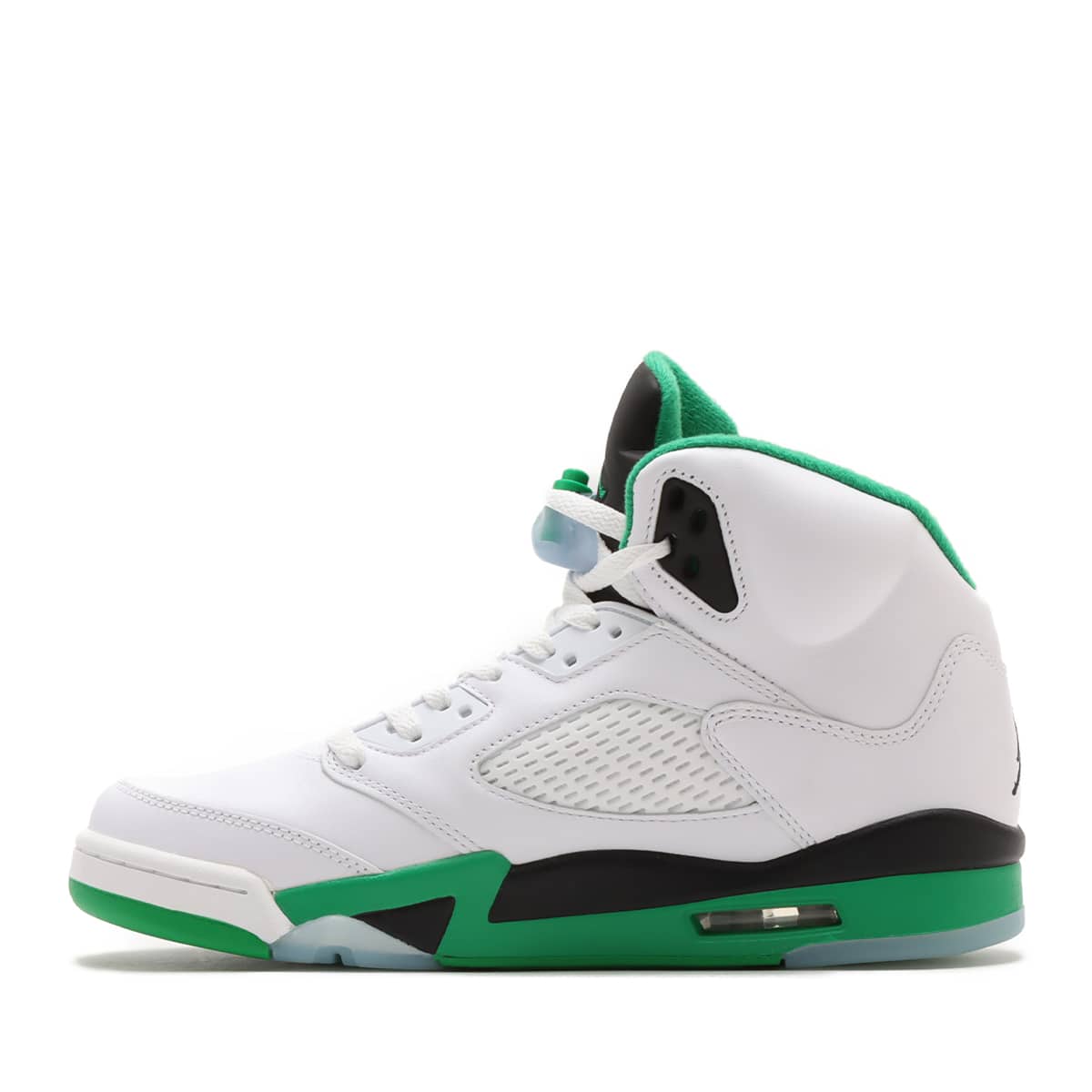 JORDAN BRAND WMNS AIR JORDAN 5 RETRO WHITE/LUCKY GREEN-BLACK-ICE