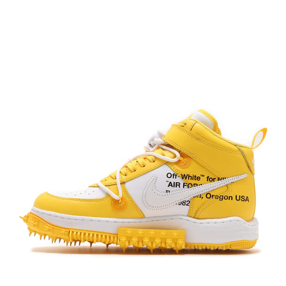 NIKE AIR FORCE 1 MID SP LTHR WHITE/WHITE-VARSITY MAIZE（ナイキ