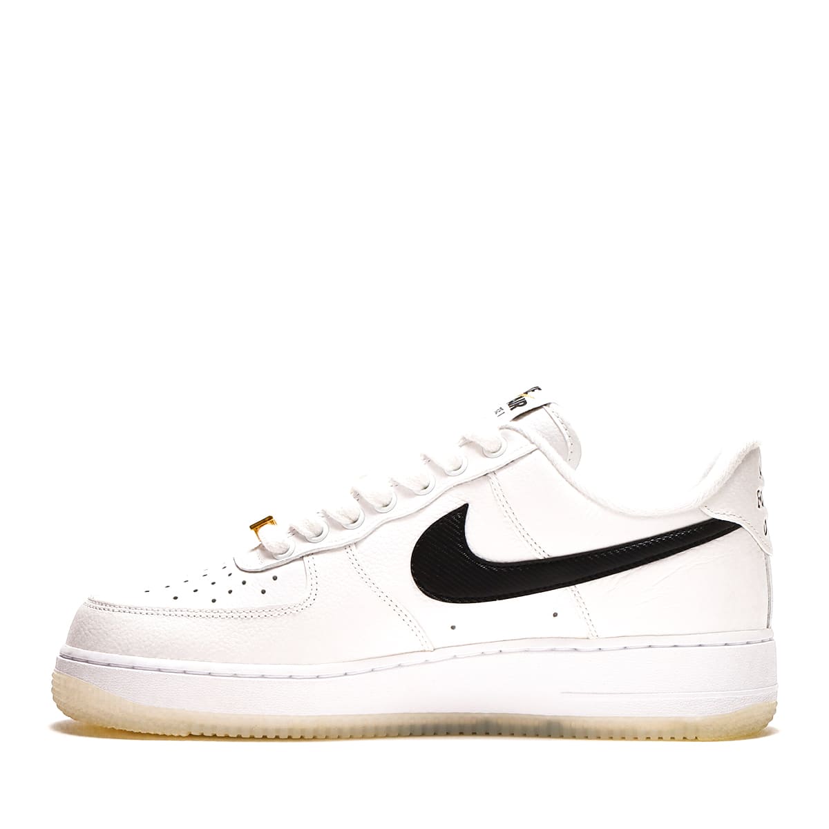 NIKE AIR FORCE 1 '07 PRM WHITE/BLACK-METALLIC GOLD-COCONUT MILK