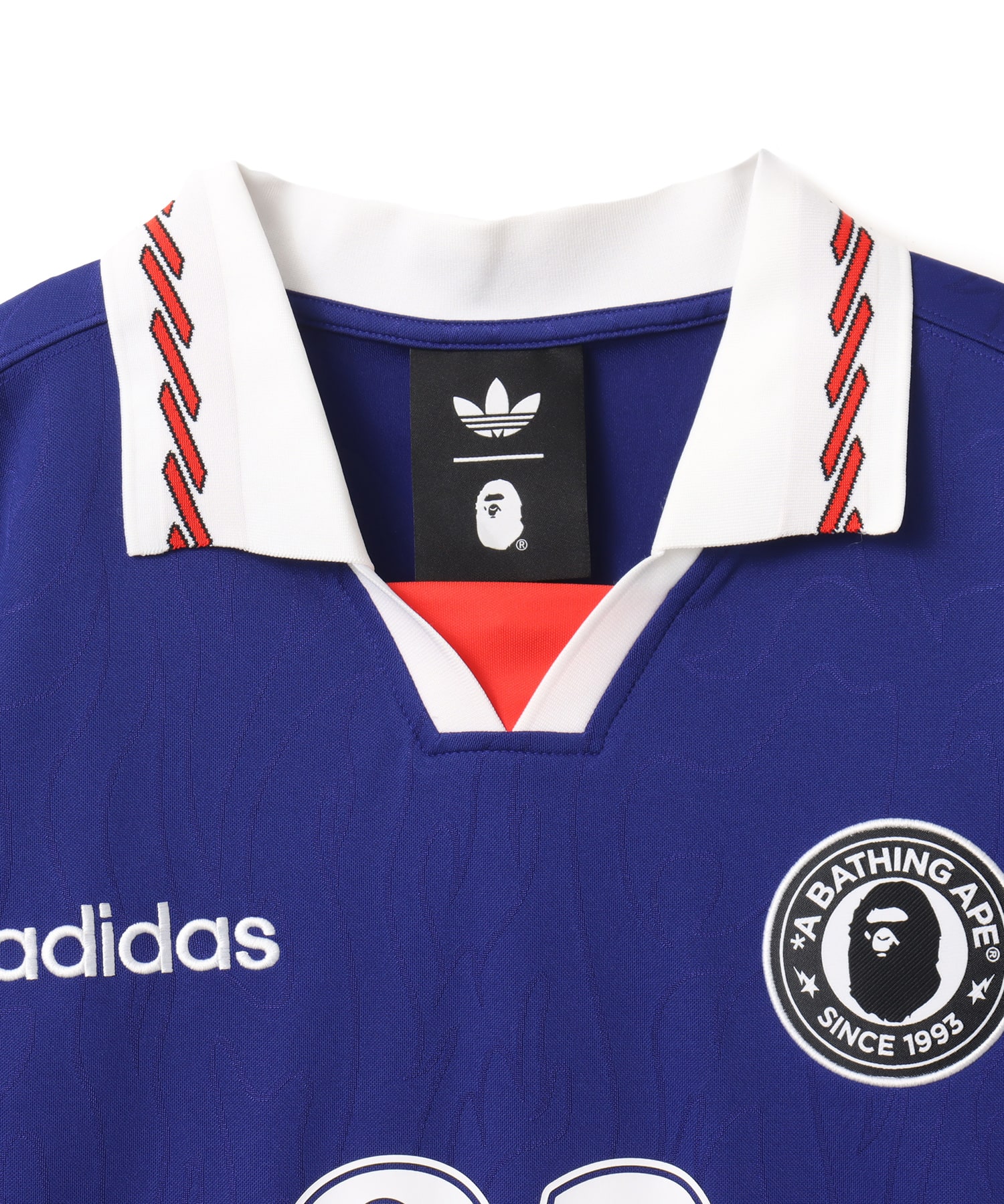 adidas SSL FLAME JERSEY BAPE ジャパンブルー（アディダス SSL