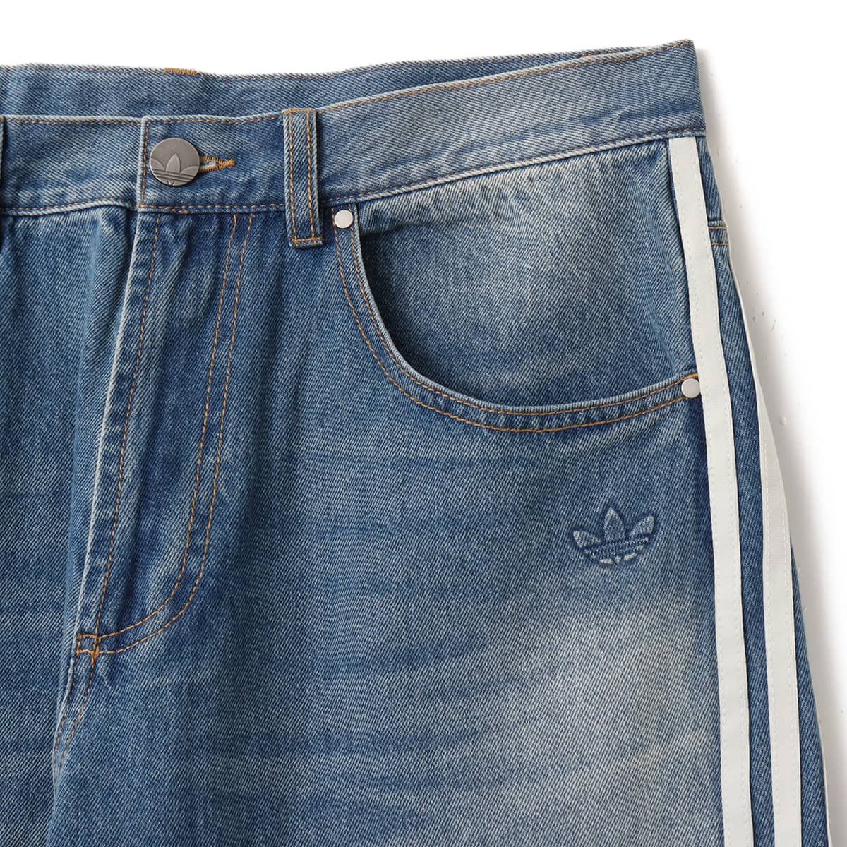 adidas LOOSE FIT DENIM PANTS インディゴデニム（アディダス ルーズ