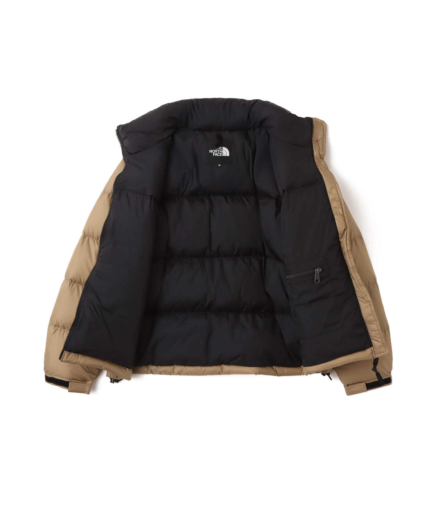 THE NORTH FACE Womens Short Nuptse Jacket ブラックxクラシック