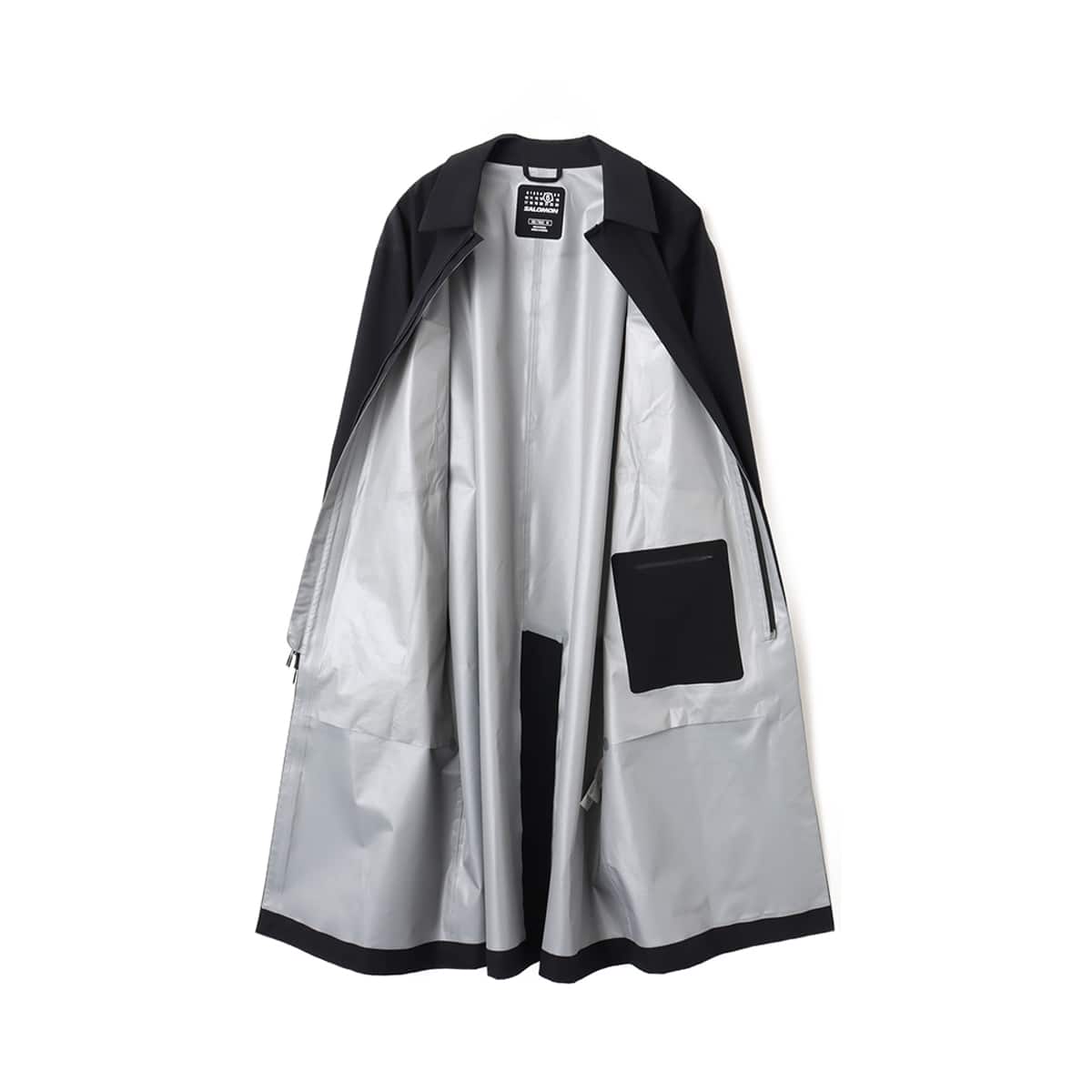 MM6 x SALOMON TRENCH COAT Black （エムエムシックス x サロモン