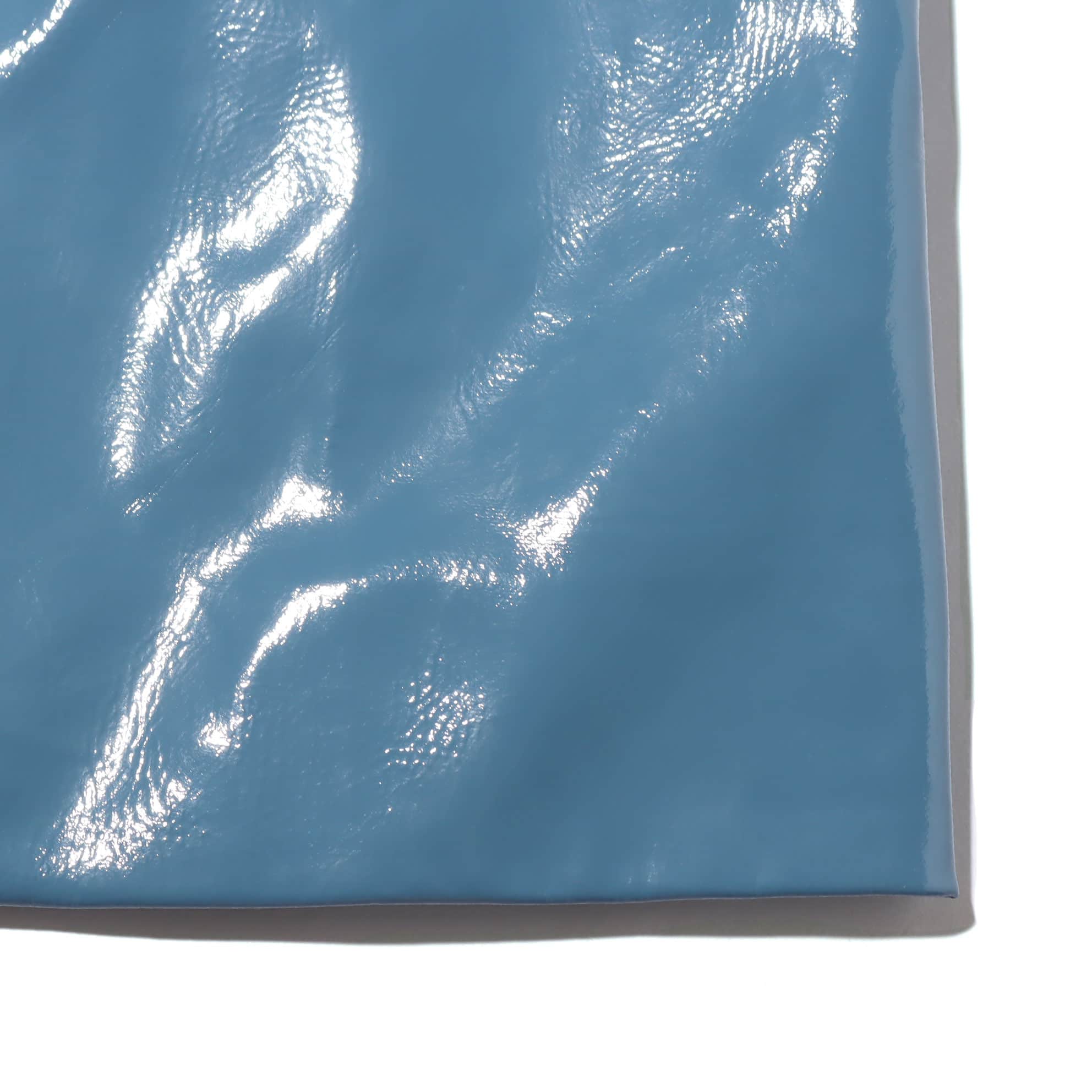 RIEHATA × atmos pink ベルト付き エナメルコート BLUE （リエハタ