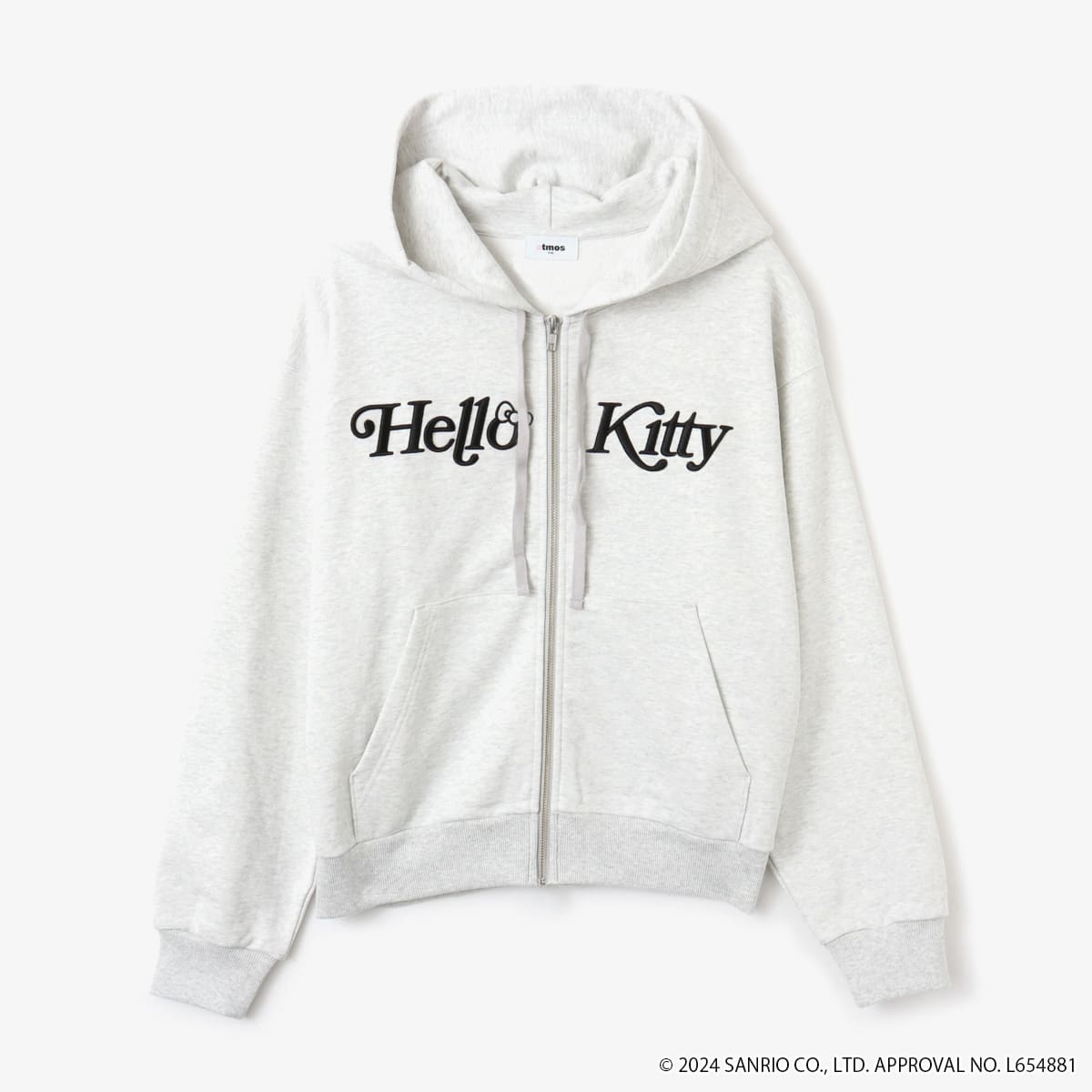 HELLO KITTY x atmos pink Double Open-end Zipper Parka GRAY（ハロー