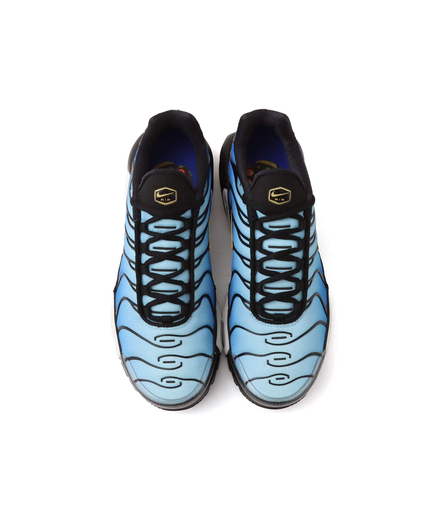 NIKE AIR MAX PLUS OG BLACK/CHAMOIS-SKY BLUE-HYPER BLUE（ナイキ