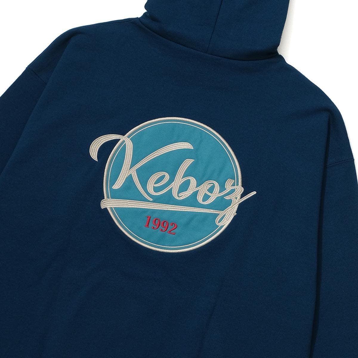 KEBOZ BB LOGO SWEAT HOODIE NAVY 23FA-I（ケボズ ビービー ロゴ