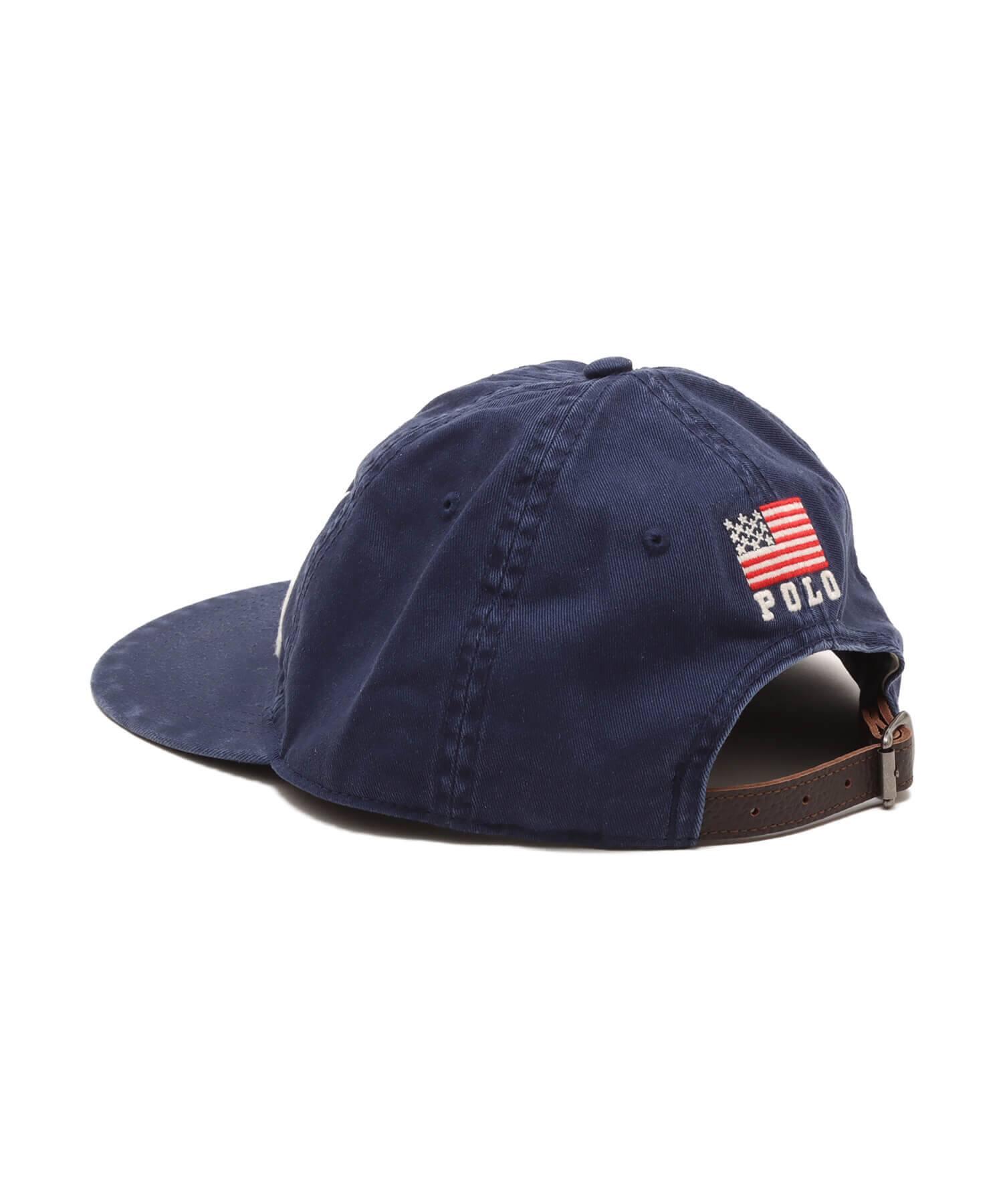 POLO RALPH LAUREN ”USA” AUTHENTIC BASEBALL CAP NEWPORT NAVY（ポロ