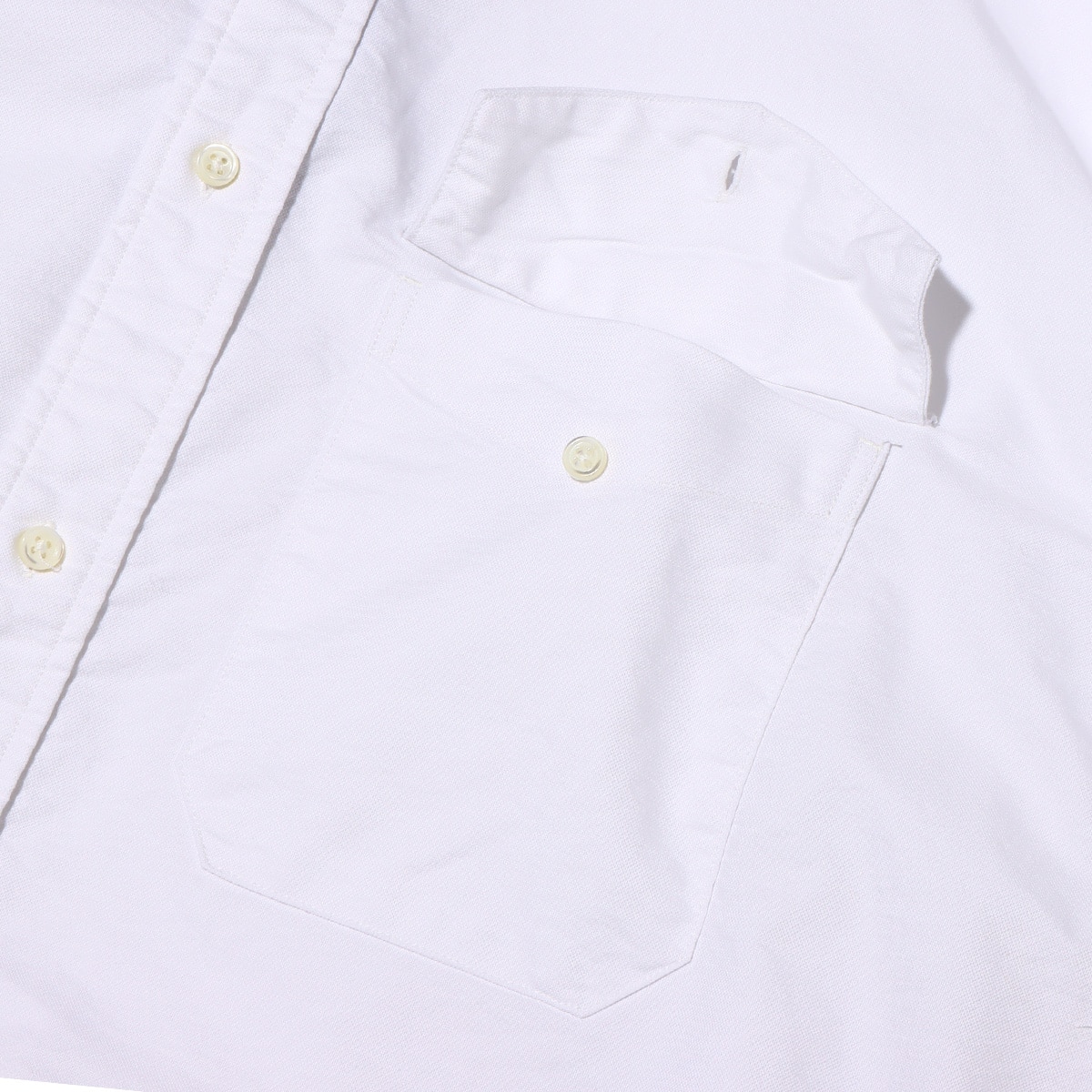 THE NORTH FACE PURPLE LABEL Cotton Polyester OX B.D. Shirt White