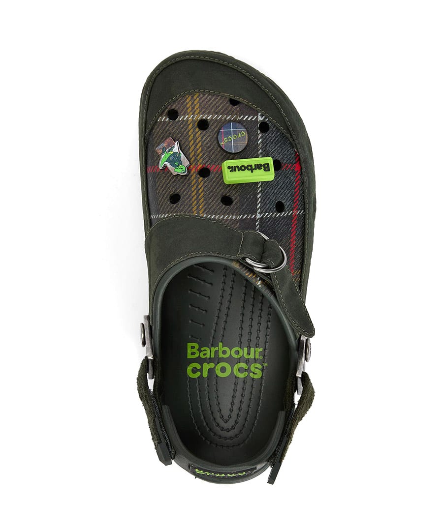 crocs x Barbour x Classic RO Clog Kelp（クロックス x バブアー