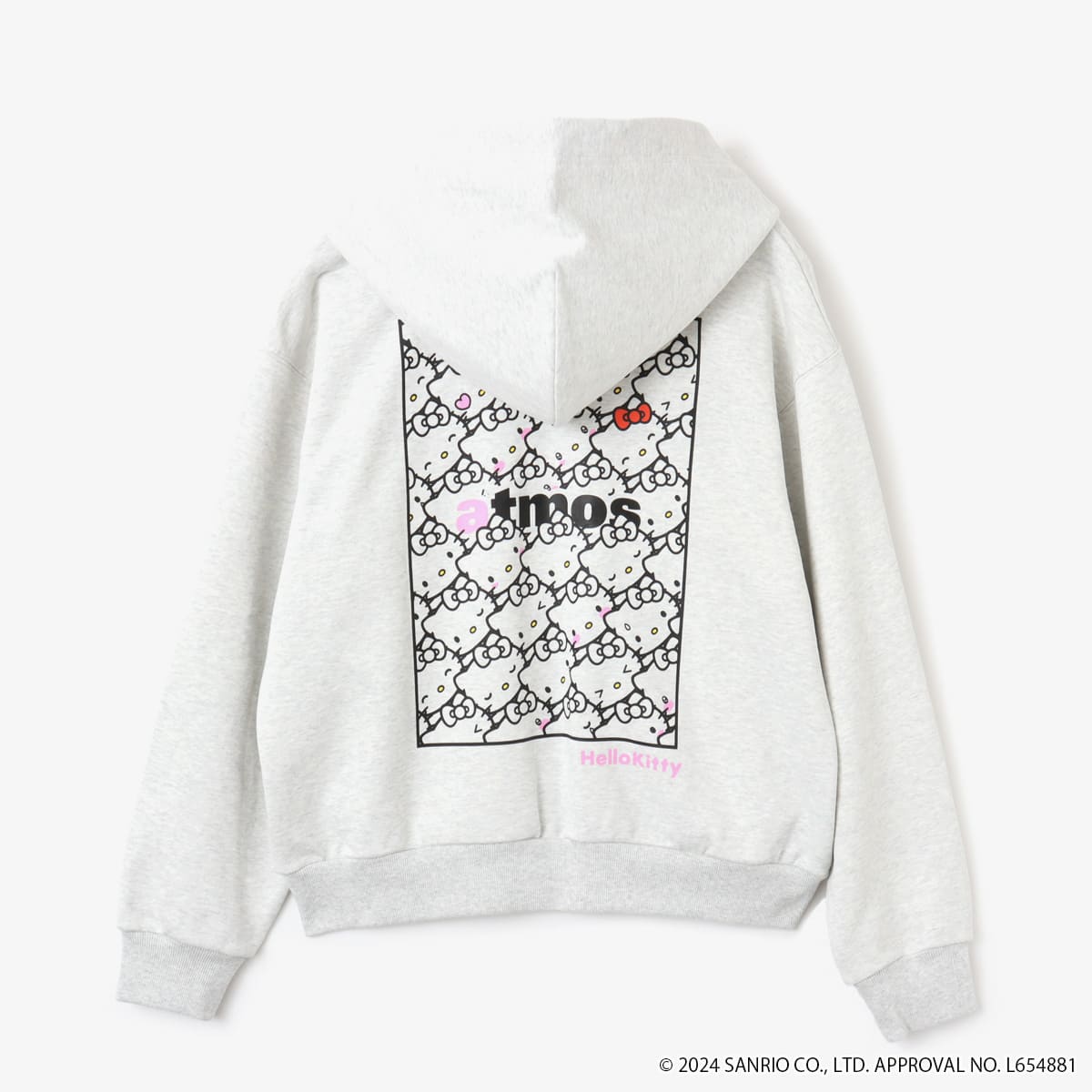 HELLO KITTY x atmos pink Double Open-end Zipper Parka GRAY（ハロー