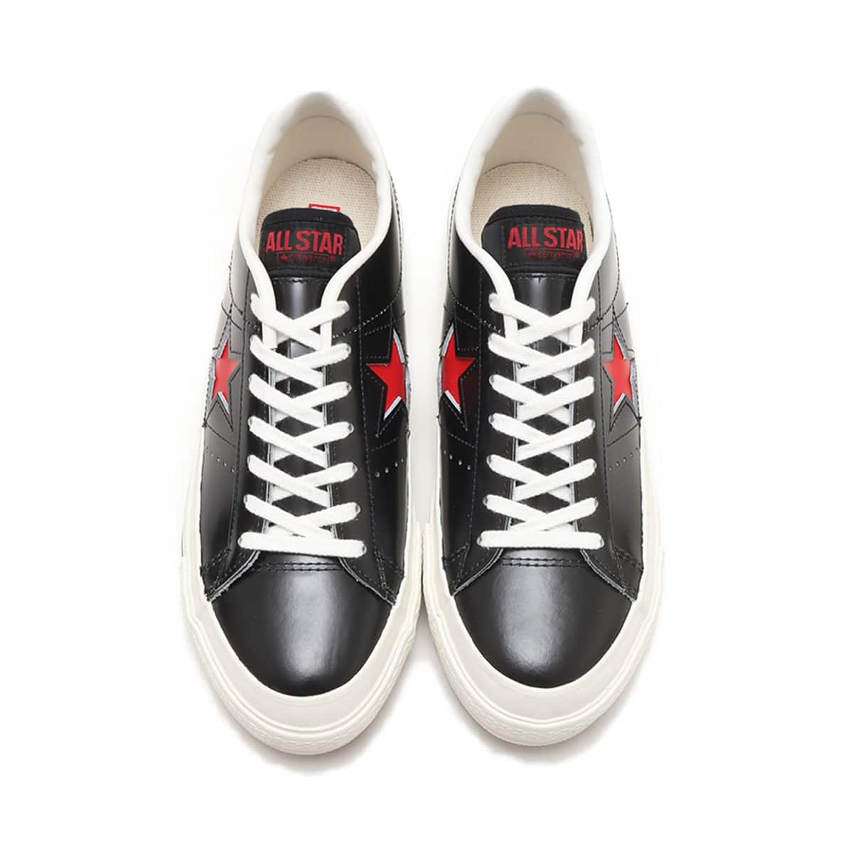 CONVERSE ONE STAR J Black/Red（コンバース ワンスター J-ブラック