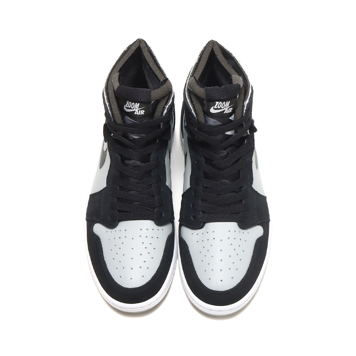 JORDAN BRAND AIR JORDAN 1 ZOOM AIR CMFT BLACK/WHITE-LT SMOKE GREY