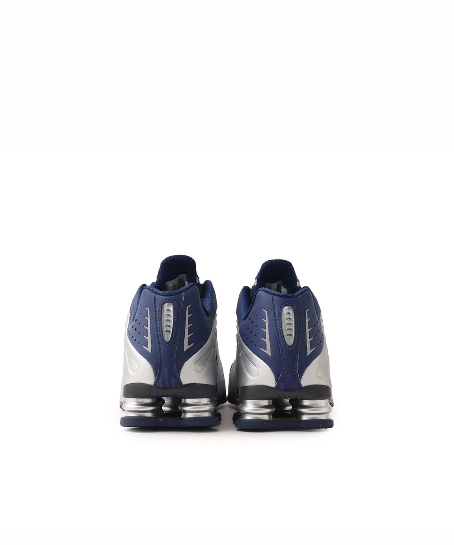 NIKE SHOX R4 BLUE VOID/METALLIC SILVER-BLACK（ナイキ ウィメンズ