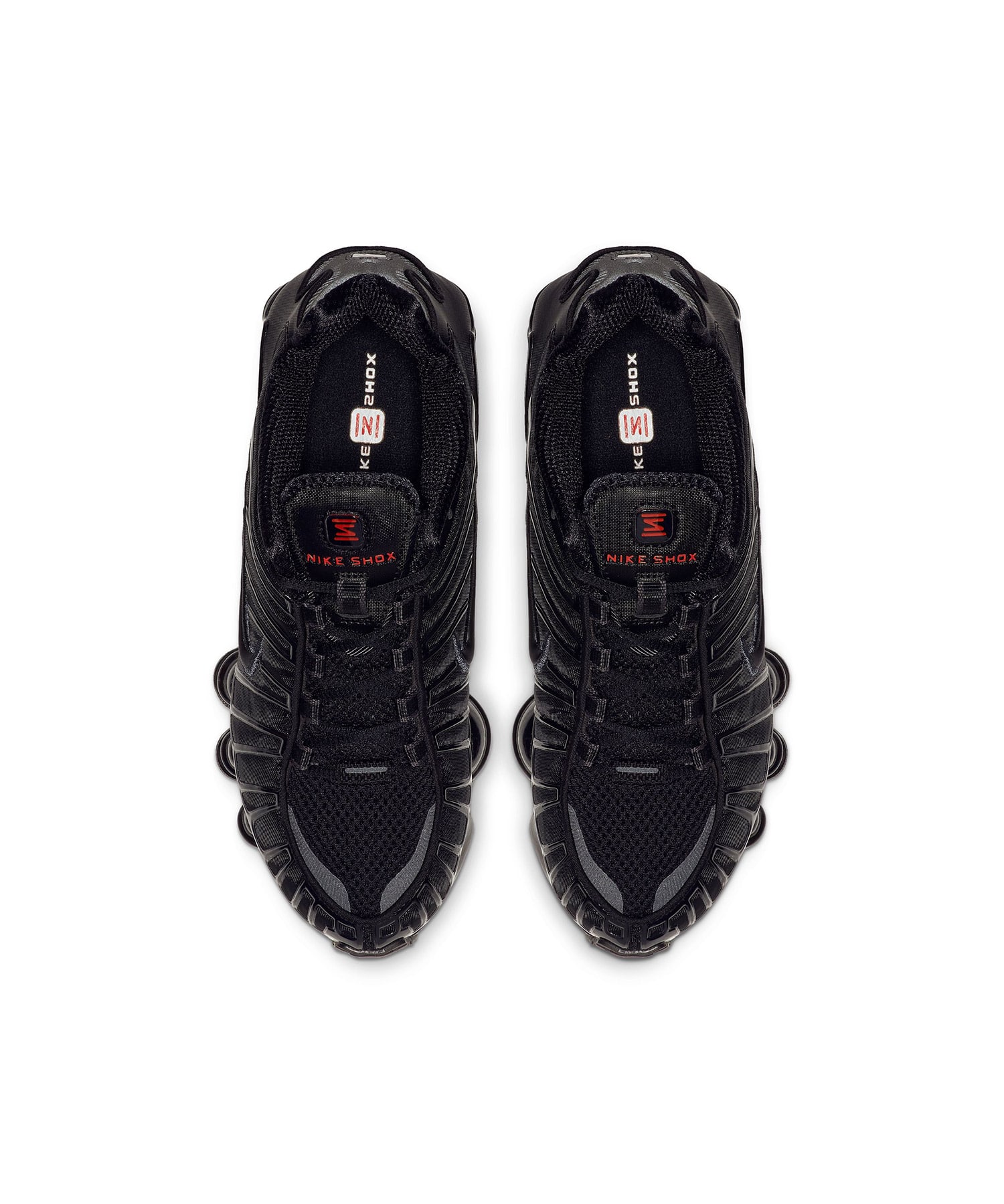 NIKE W SHOX TL BLACK/BLACK-MTLC HEMATITE-MAX ORANGE（ナイキ