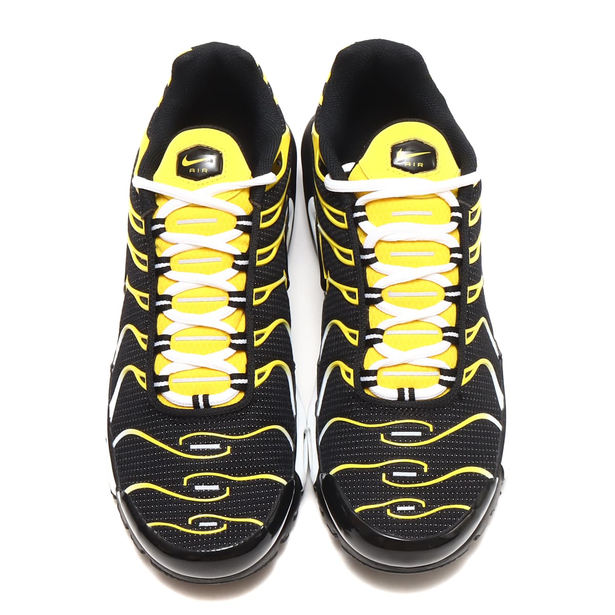 NIKE AIR MAX PLUS BLACK/TOUR YELLOW-WHITE 22HO-I（ナイキ エア