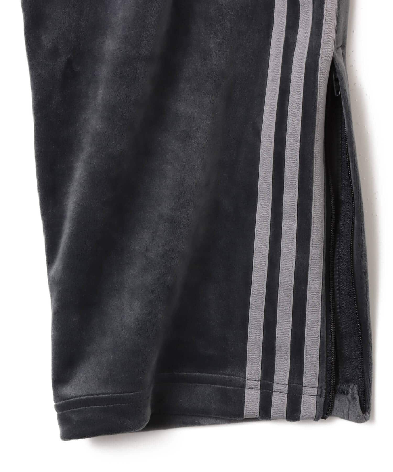 adidas FIREBIRD VELOUR TRACK PANTS ダークグレー（アディダス