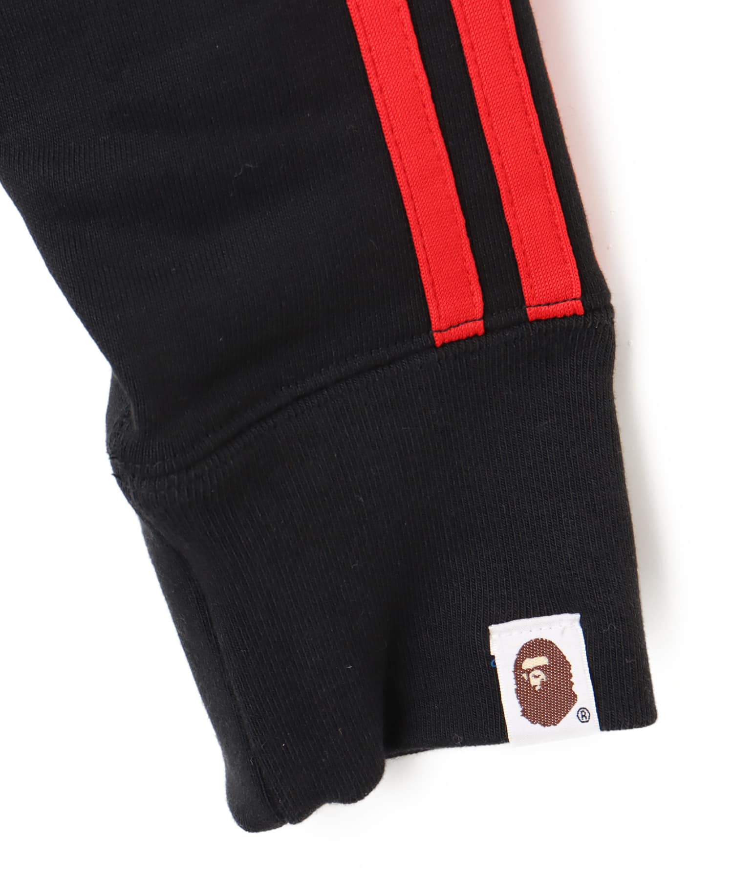 adidas BAPE SHARK FULLZIP HOODIE ブラック（アディダス ベイプ