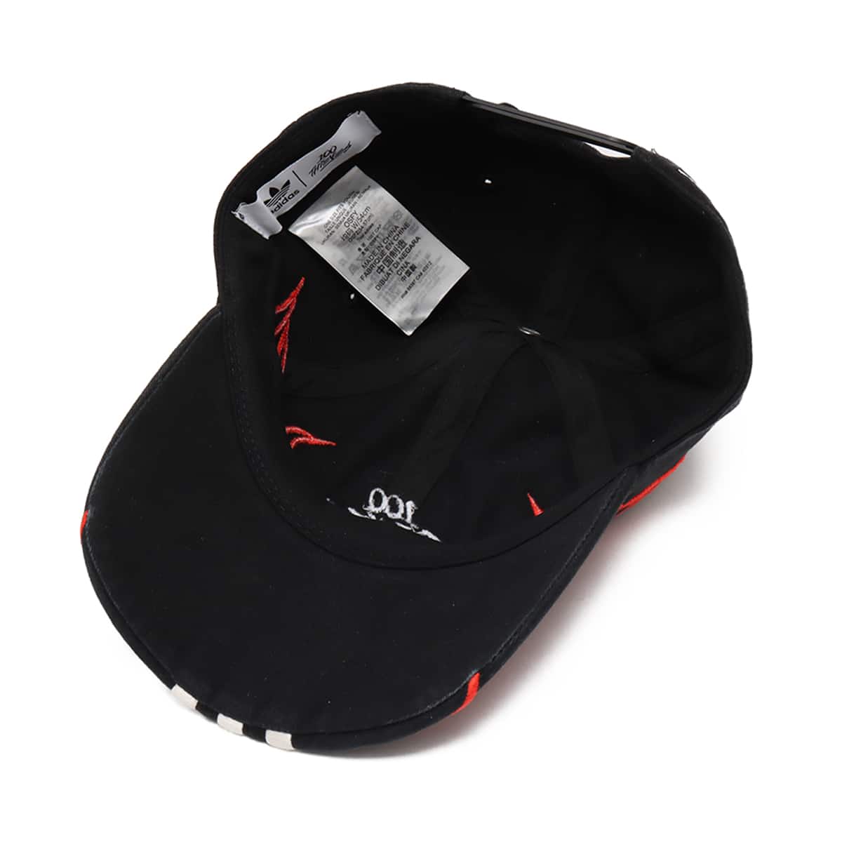 adidas 100T CAP BLACK （アディダス ハンドレッドシーヴス キャップ