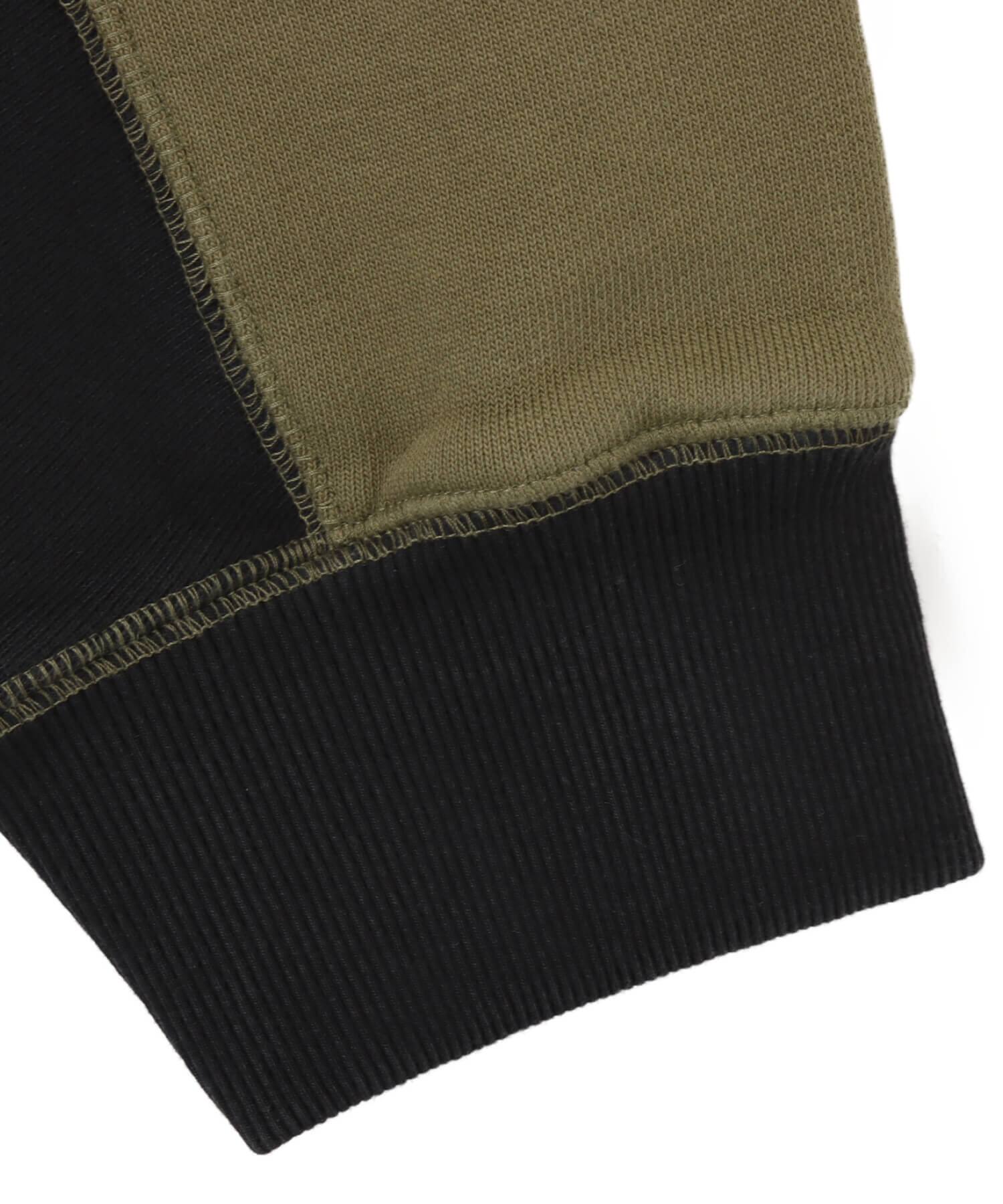 adidas EQUIPMENT BLOCKED HALF-ZIP フォーカスオリーブ/ブラック