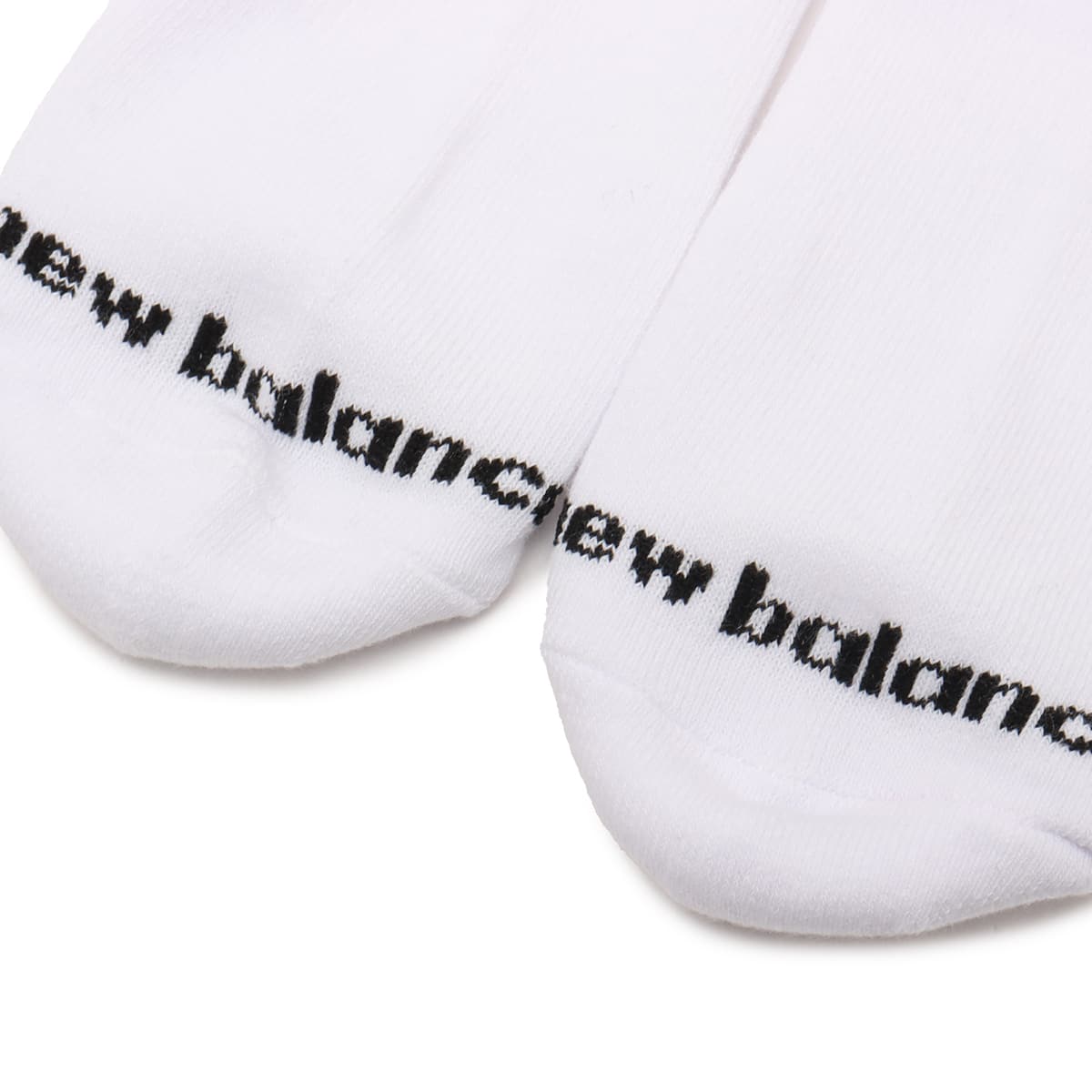 New Balance Stripe Mid Calf Socks 3P ホワイト/ブラック