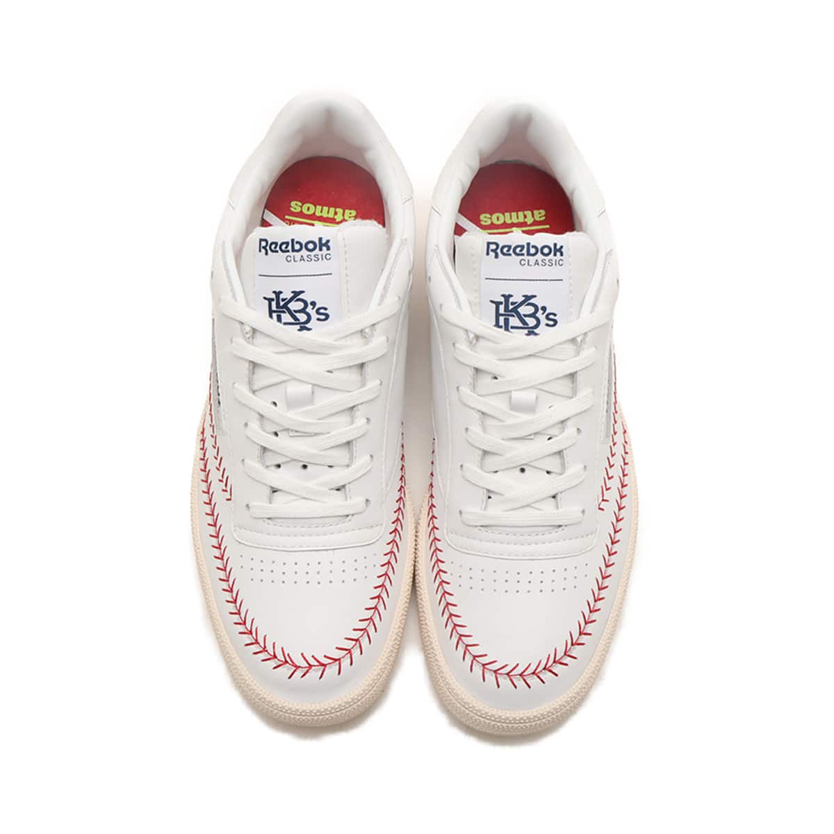 Reebok CLUB C 85 atmos x KEBOZ WHITE（リーボック クラブシー 85