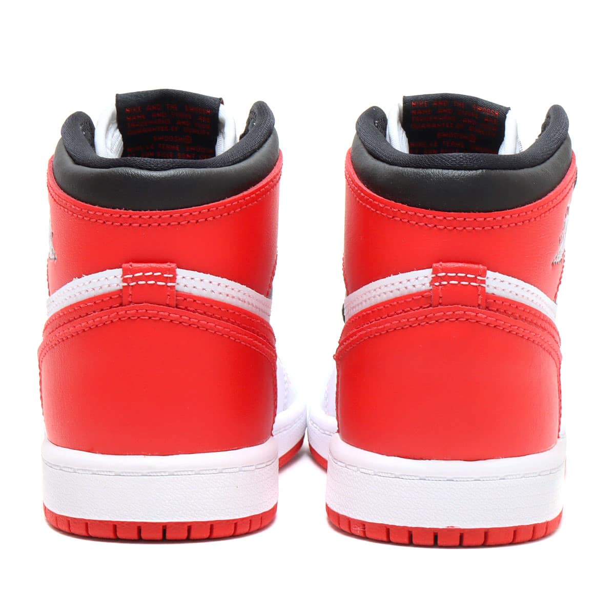 JORDAN BRAND JORDAN 1 RETRO HIGH OG (PS) WHITE/UNIVERSITY RED