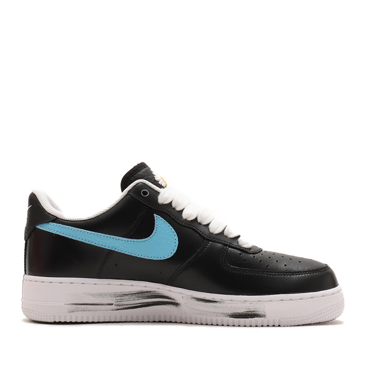 NIKE AIR FORCE 1 '07 / PARANOISE BLACK/NEW EMERALD-PINKFIRE II