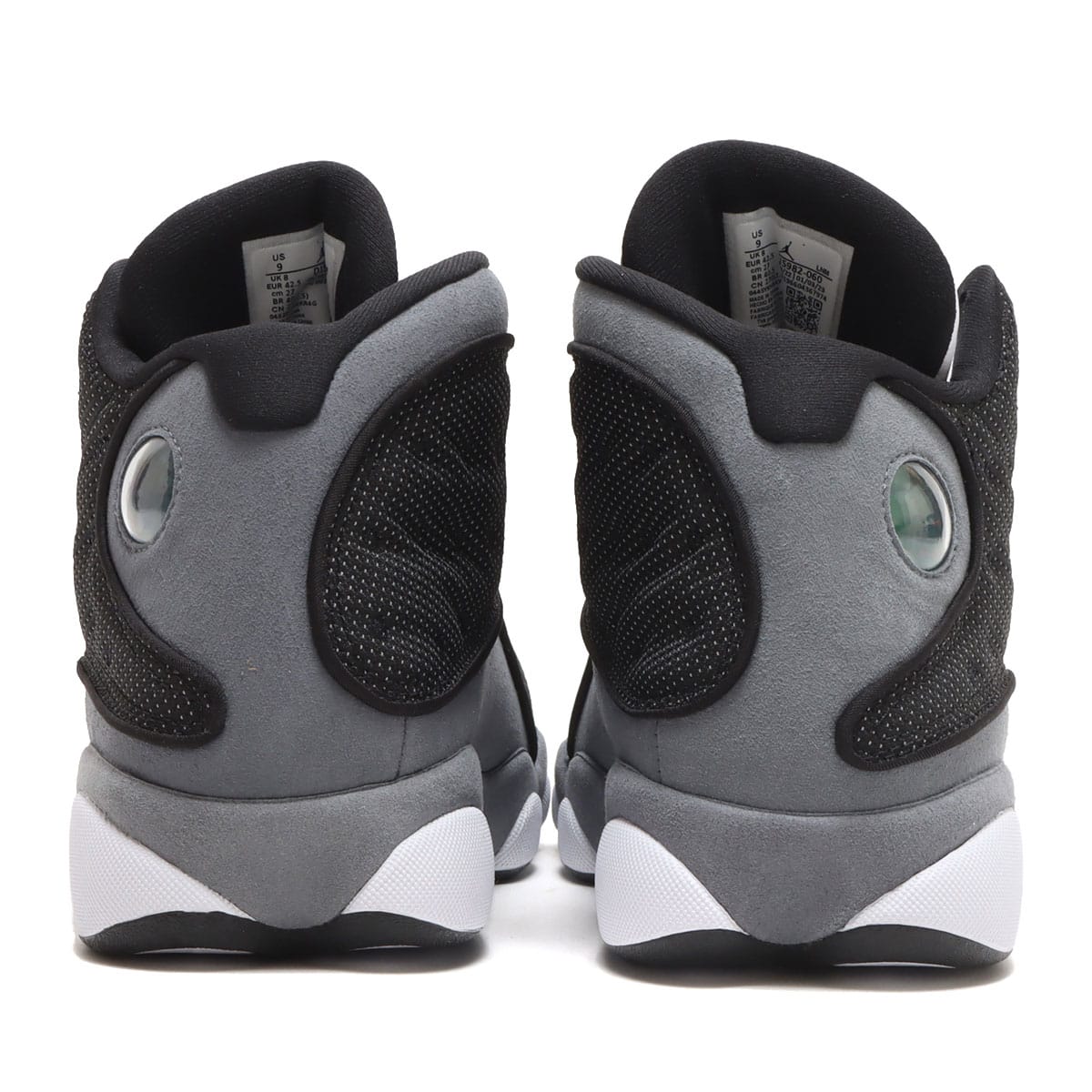 JORDAN BRAND AIR JORDAN 13 RETRO BLACK/UNIVERSITY RED-FLINT GREY