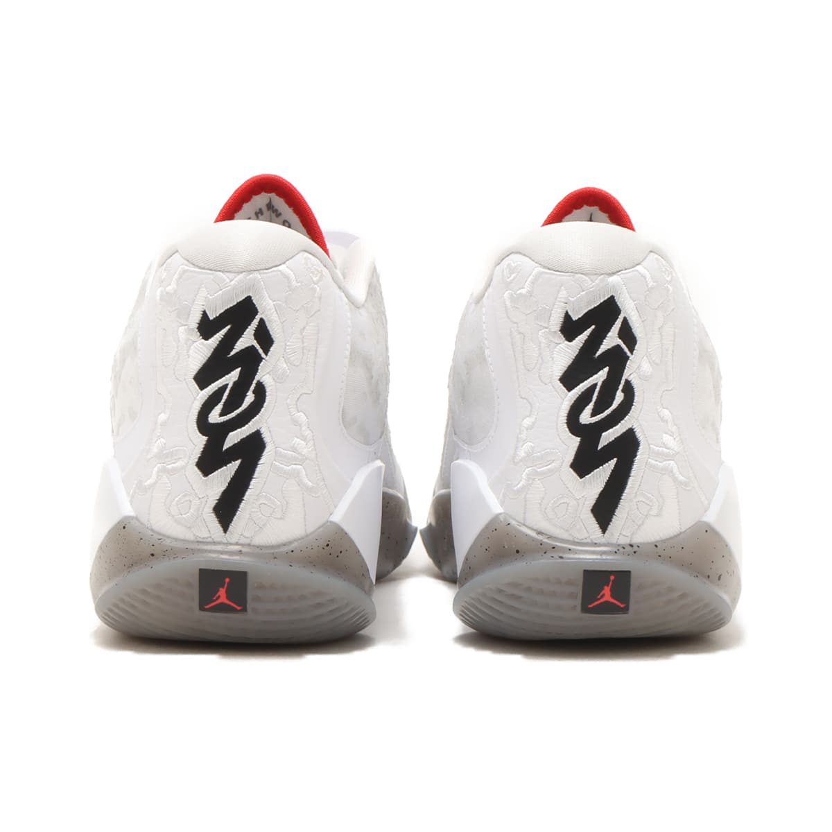 JORDAN BRAND JORDAN ZION 3 PF WHITE/UNIVERSITY RED-CEMENT GREY