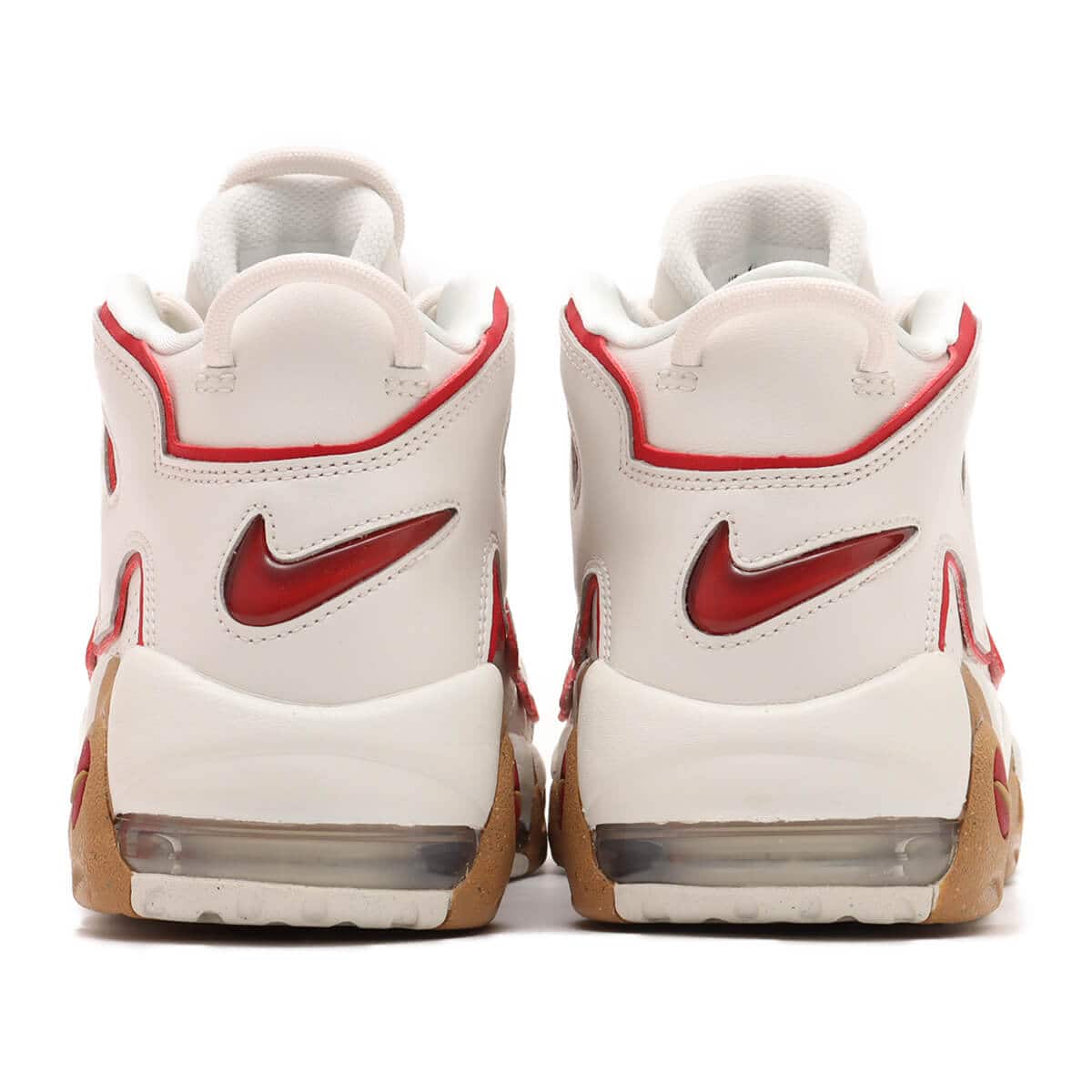NIKE W AIR MORE UPTEMPO PHANTOM/GYM RED-GUM LIGHT BROWN-CLEAR