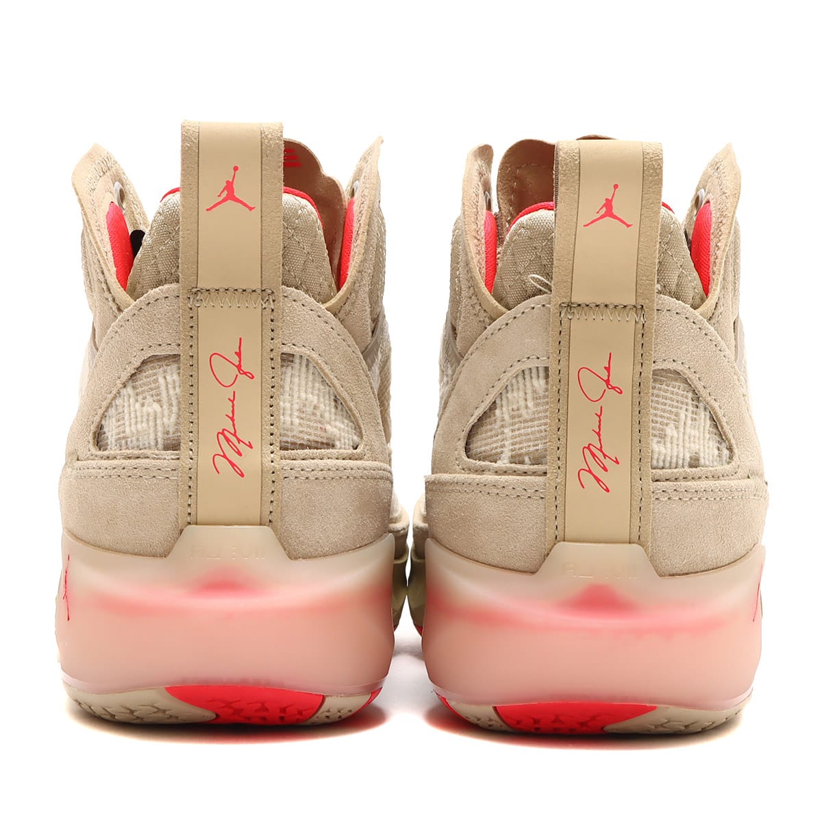 JORDAN BRAND AIR JORDAN XXXVII PRM PF RATTAN/SIREN RED-LIMESTONE