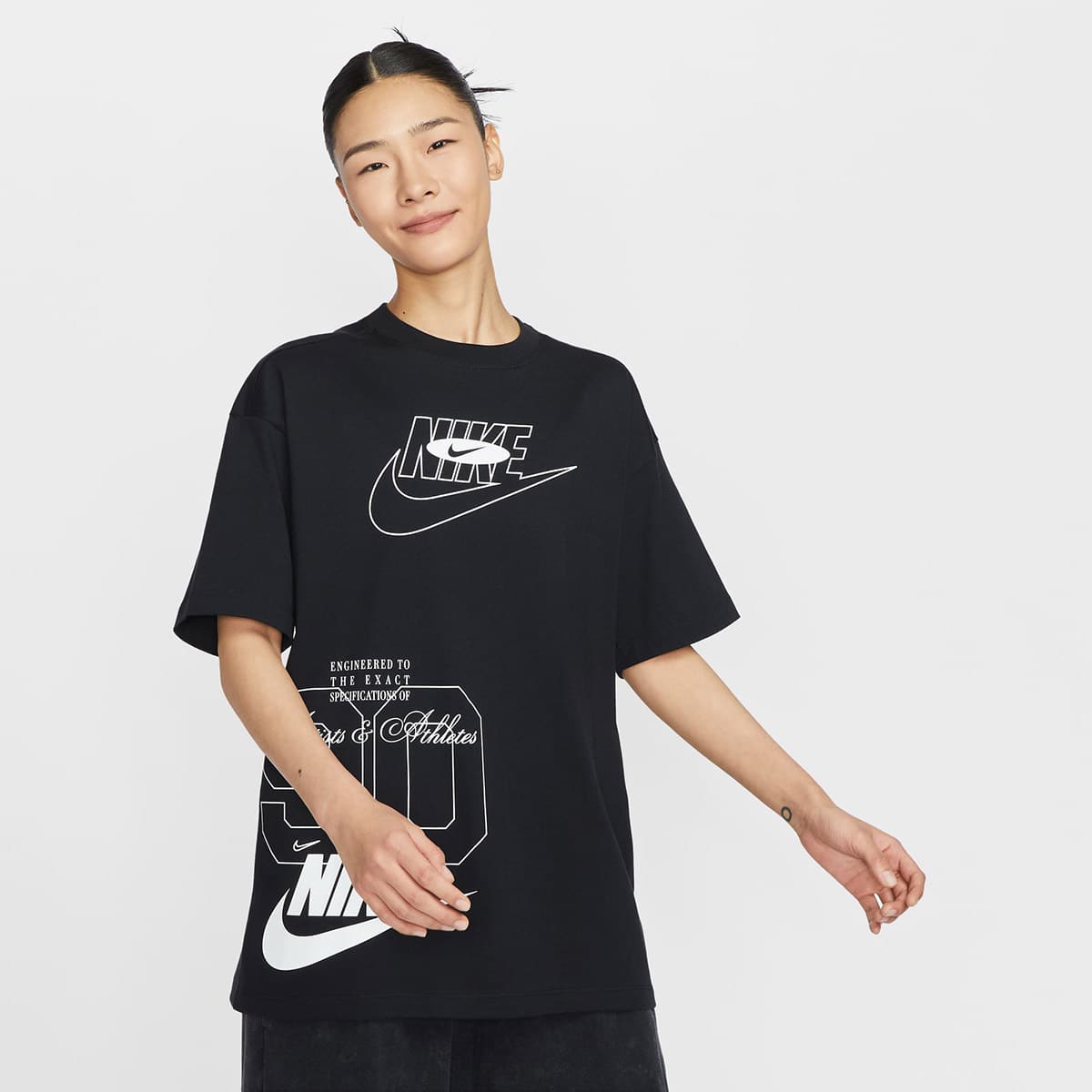 NIKE AS W NSW DANCE OS TEE BLACK（ナイキ ウィメンズ NSW ダンス