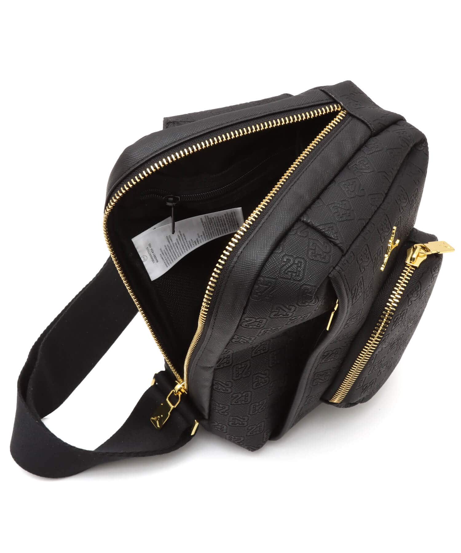 JORDAN BRAND JAM MONOGRAM SLING BAG BLACK（ジョーダン ブランド JHM