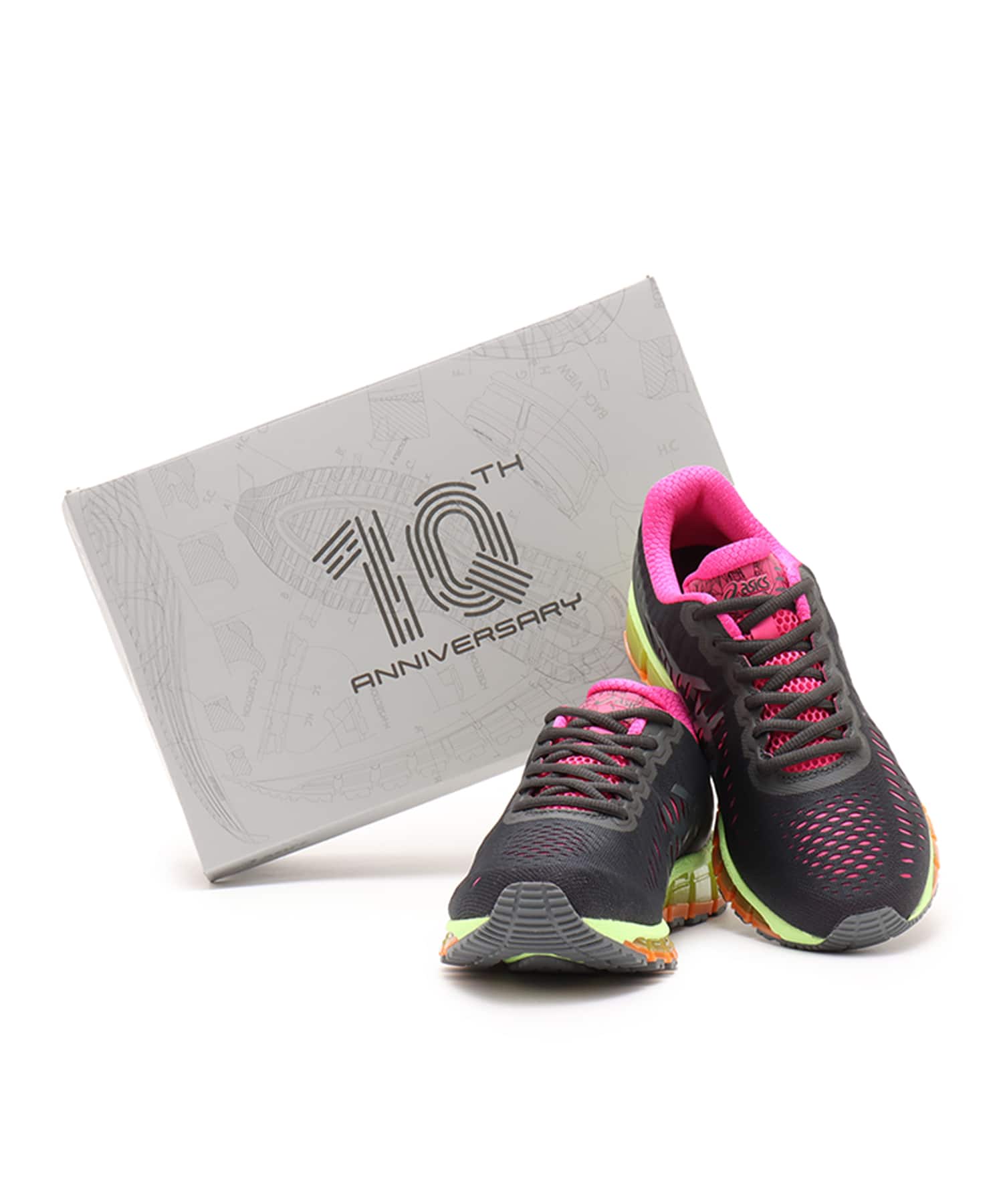 asics GEL-QUANTUM 360 I GRAPHITE GREY/HAZARD GREEN（アシックス