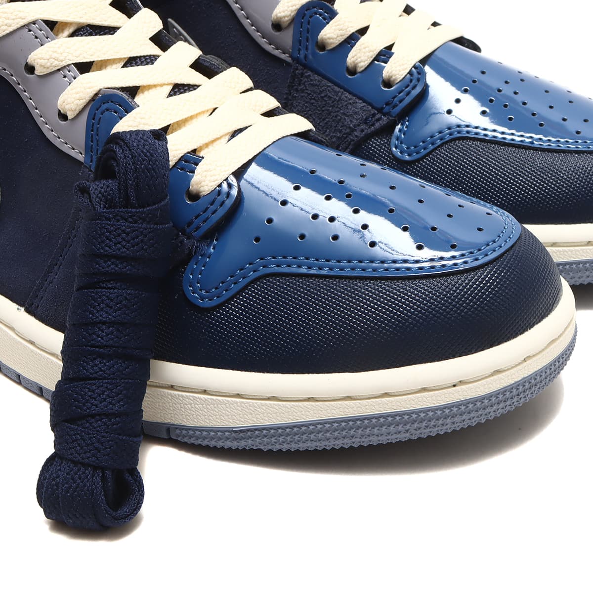 JORDAN BRAND AIR JORDAN 1 MID SE CRAFT OBSIDIAN/WHITE-FRENCH BLUE