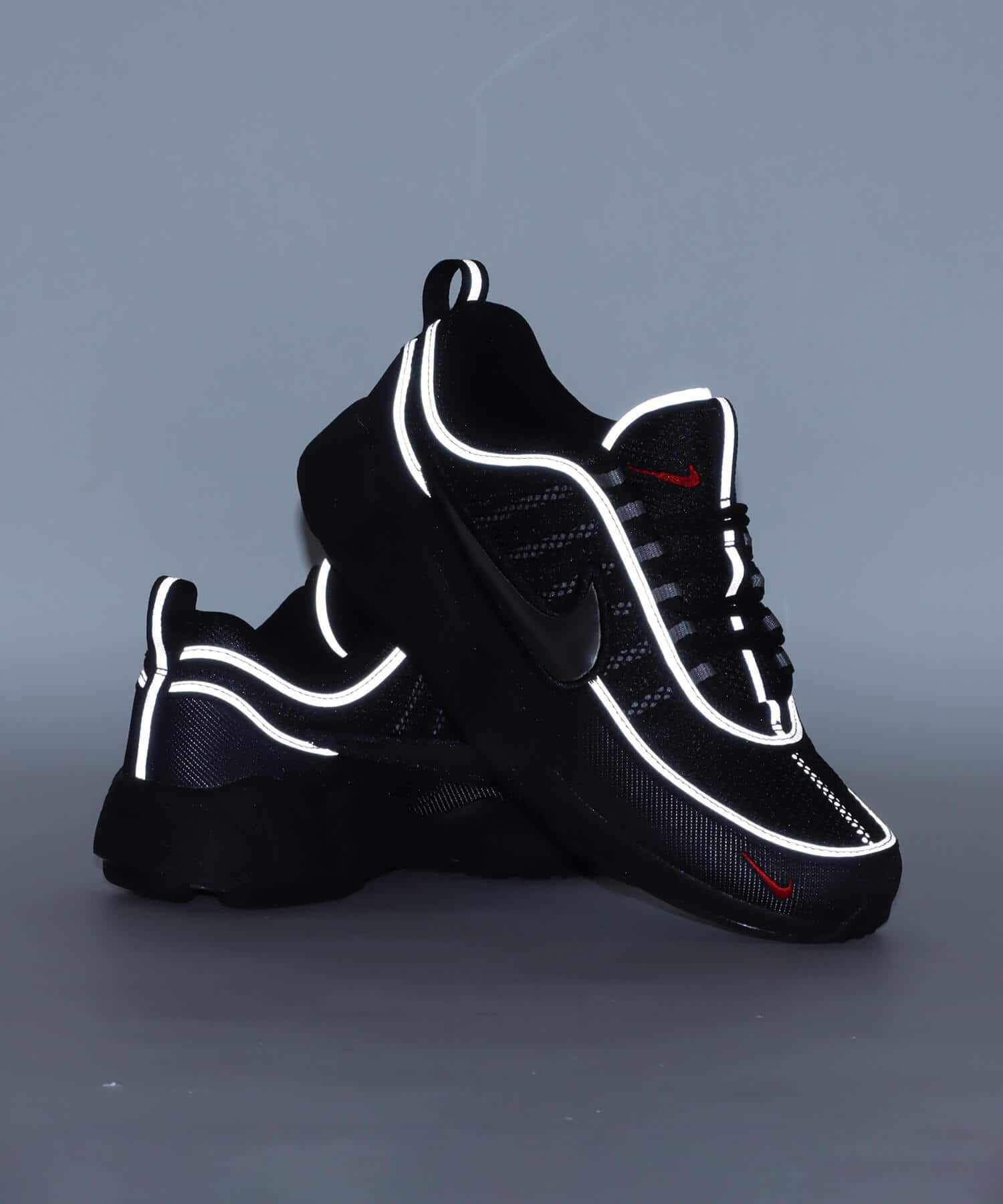 NIKE AIR ZOOM SPIRIDON SP BLACK/BLACK-METALLIC SILVER-SPORT RED