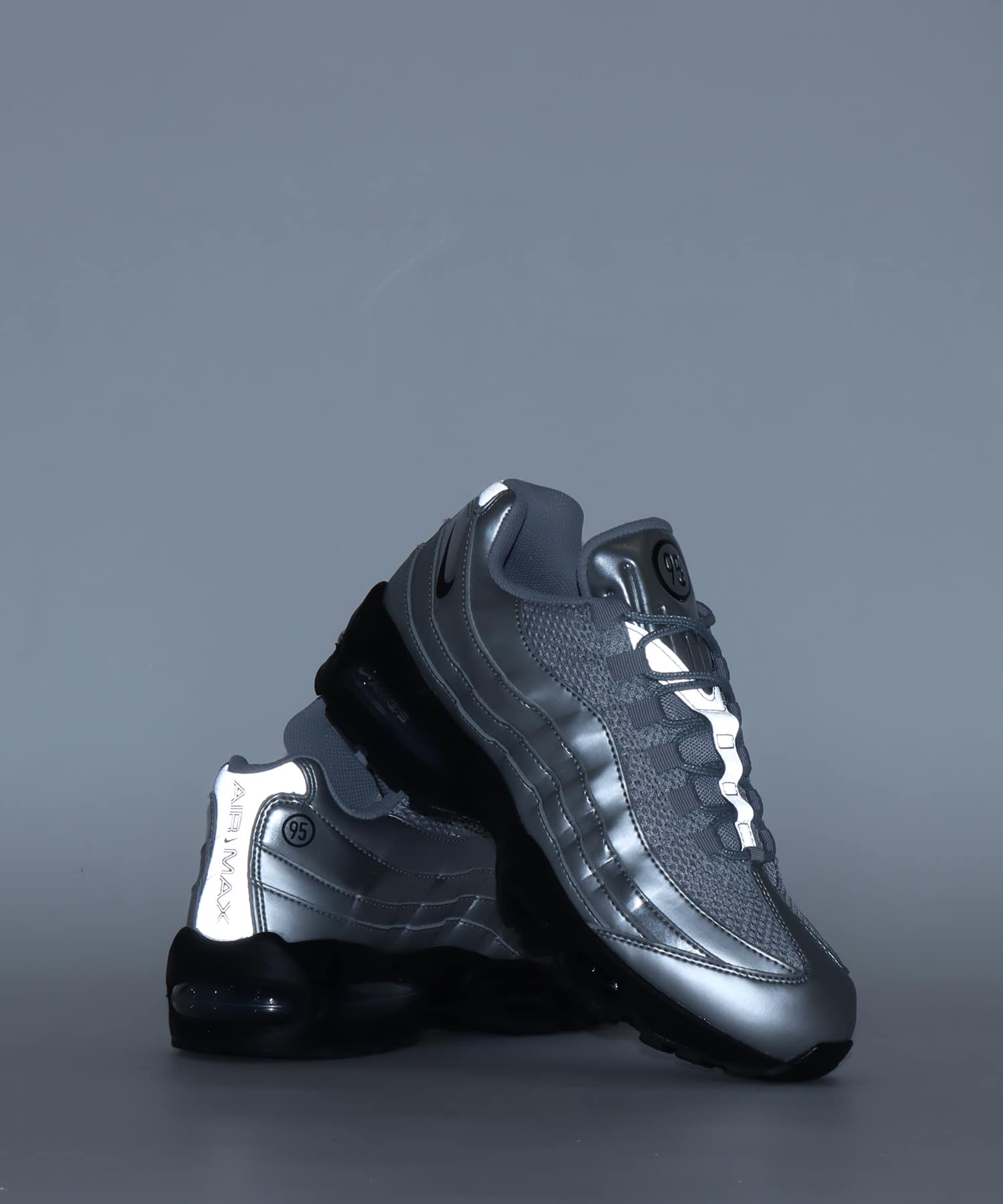NIKE AIR MAX 95 BIG BUBBLE SE METALLIC SILVER/BLACK-BLACK（ナイキ