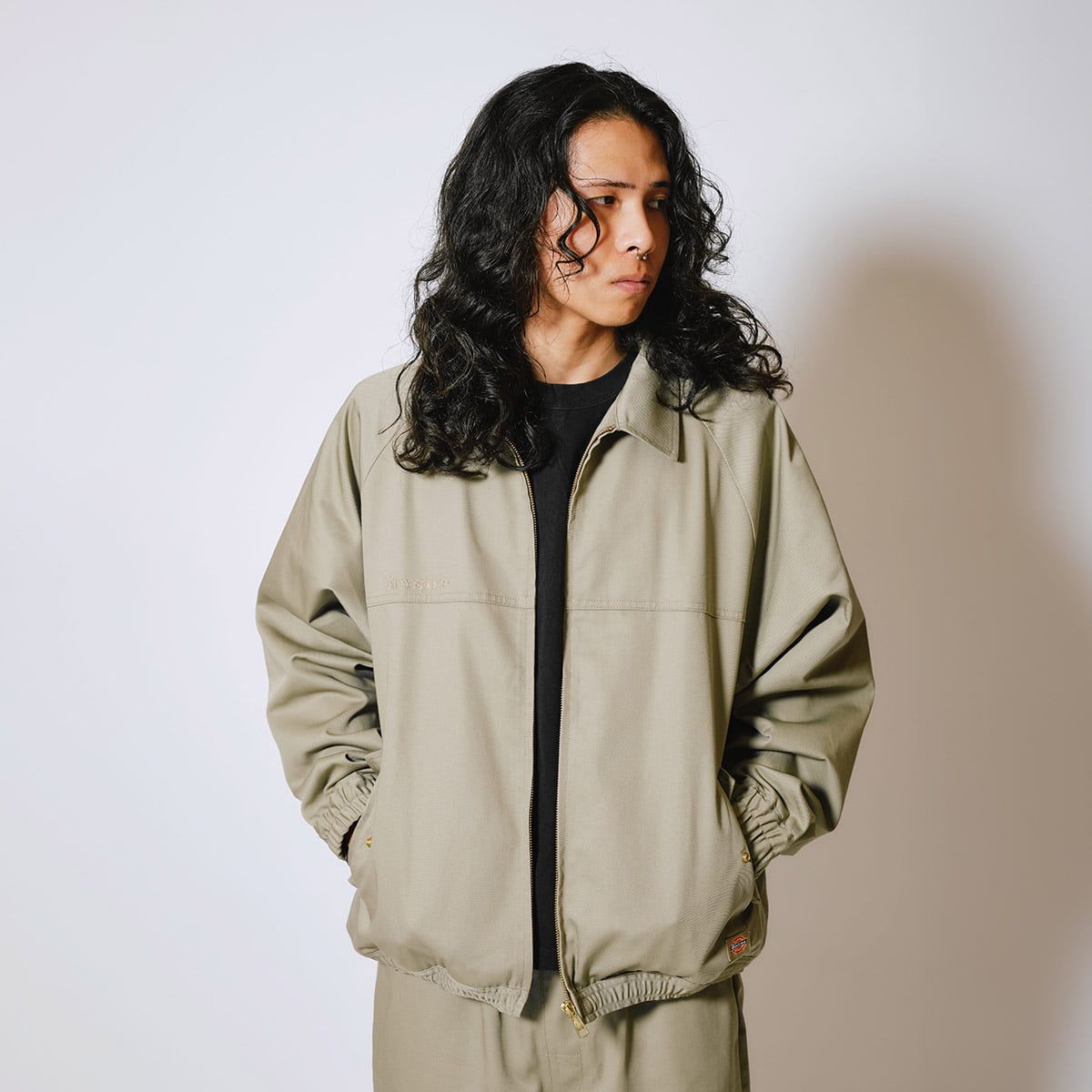 Dickies x atmos Utility WORK JACKET BEIGE （ディッキーズ x