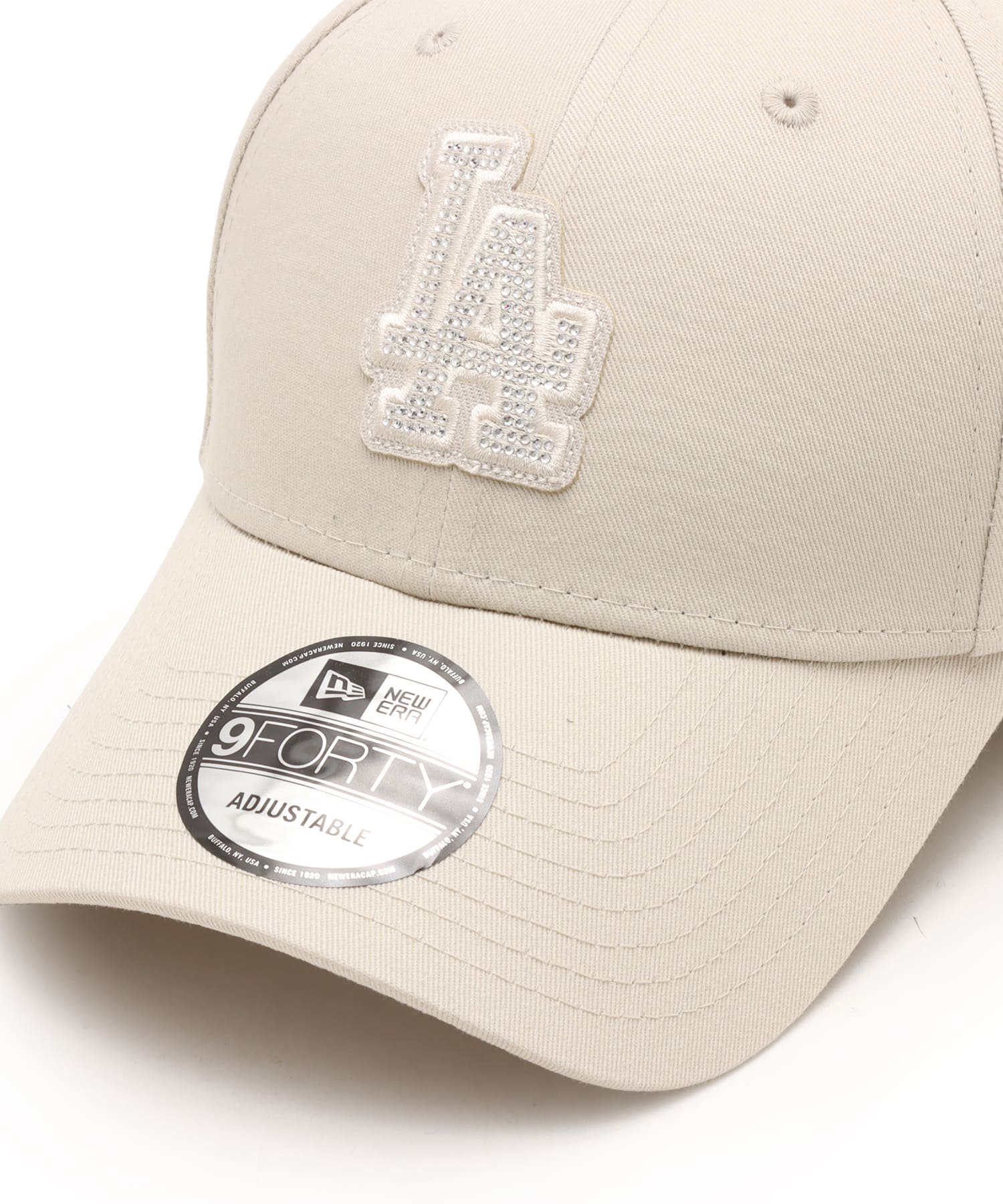 NEW ERA 9FORTY Rhinestone Los Angeles Dodgers WHITE（ニューエラ