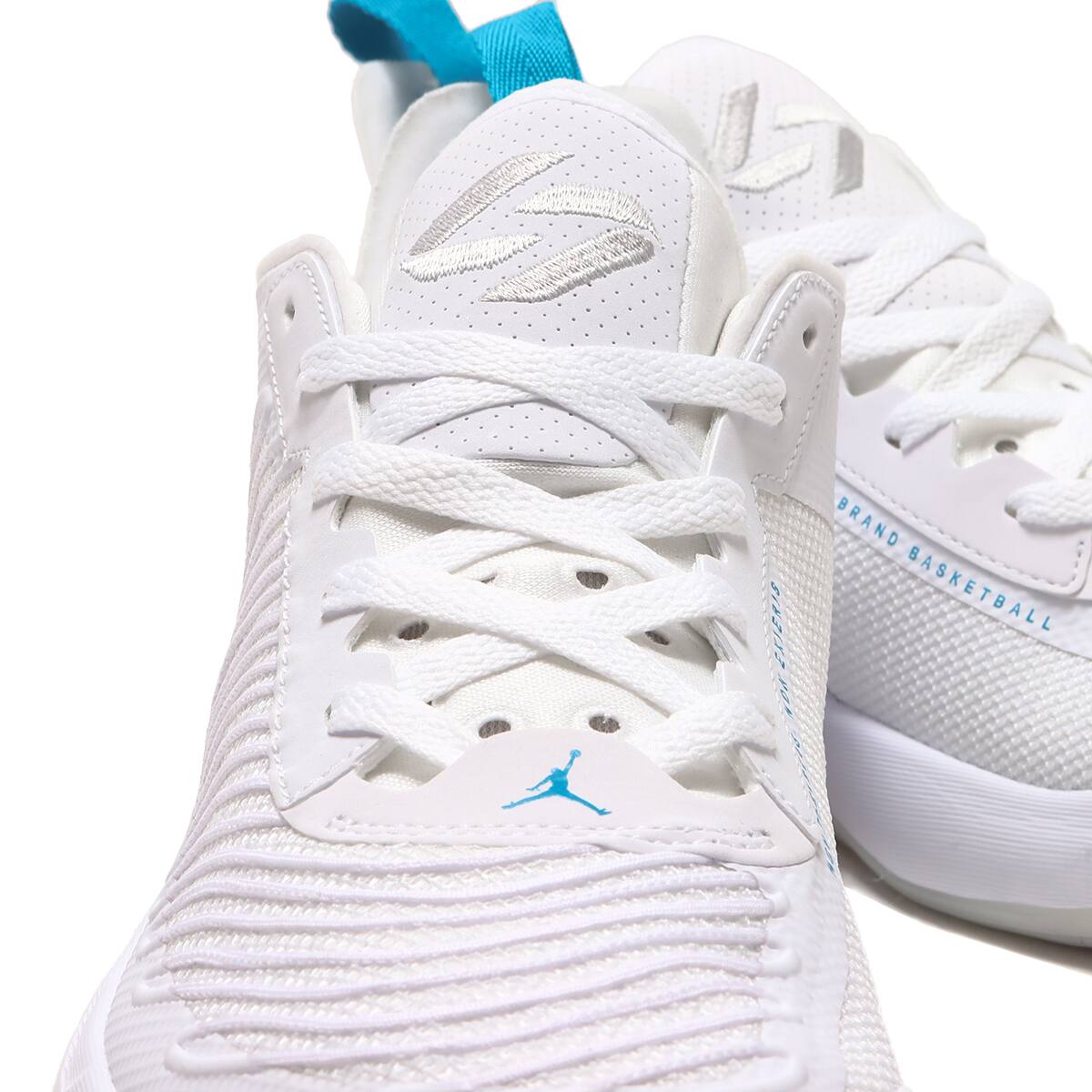 JORDAN BRAND JORDAN LUKA 1 PF WHITE/METALLIC SILVER-NEO TURQ 22FA