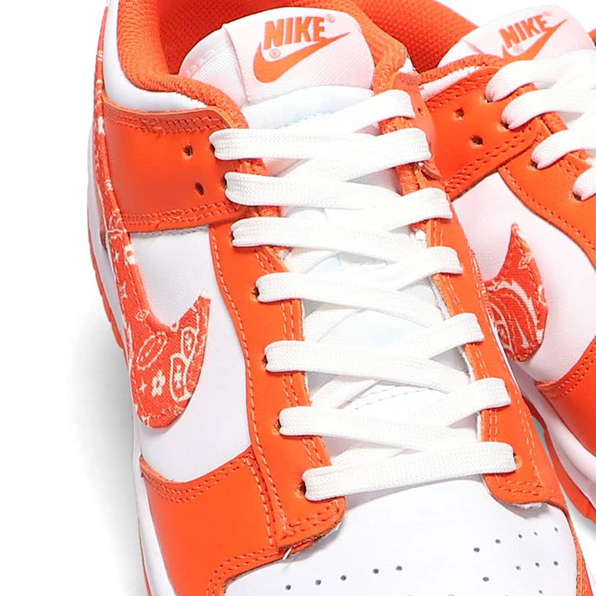 NIKE W DUNK LOW ESS WHITE/RUSH ORANGE-WHITE 22SU-I（ナイキ