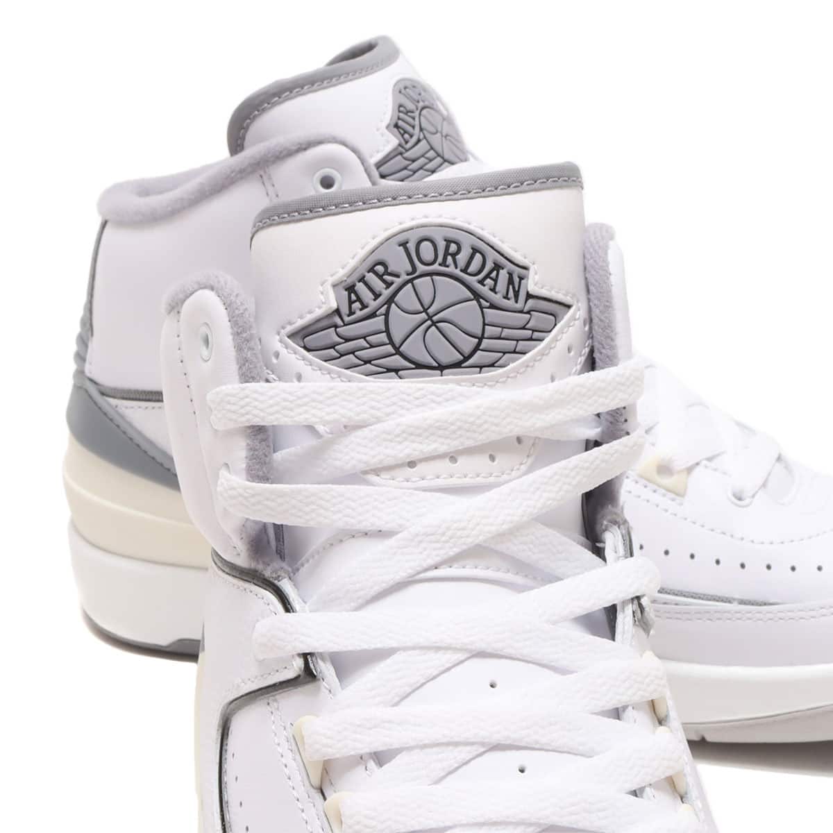 JORDAN BRAND AIR JORDAN 2 RETRO WHITE/CEMENT GREY-SAIL-BLACK 23SU