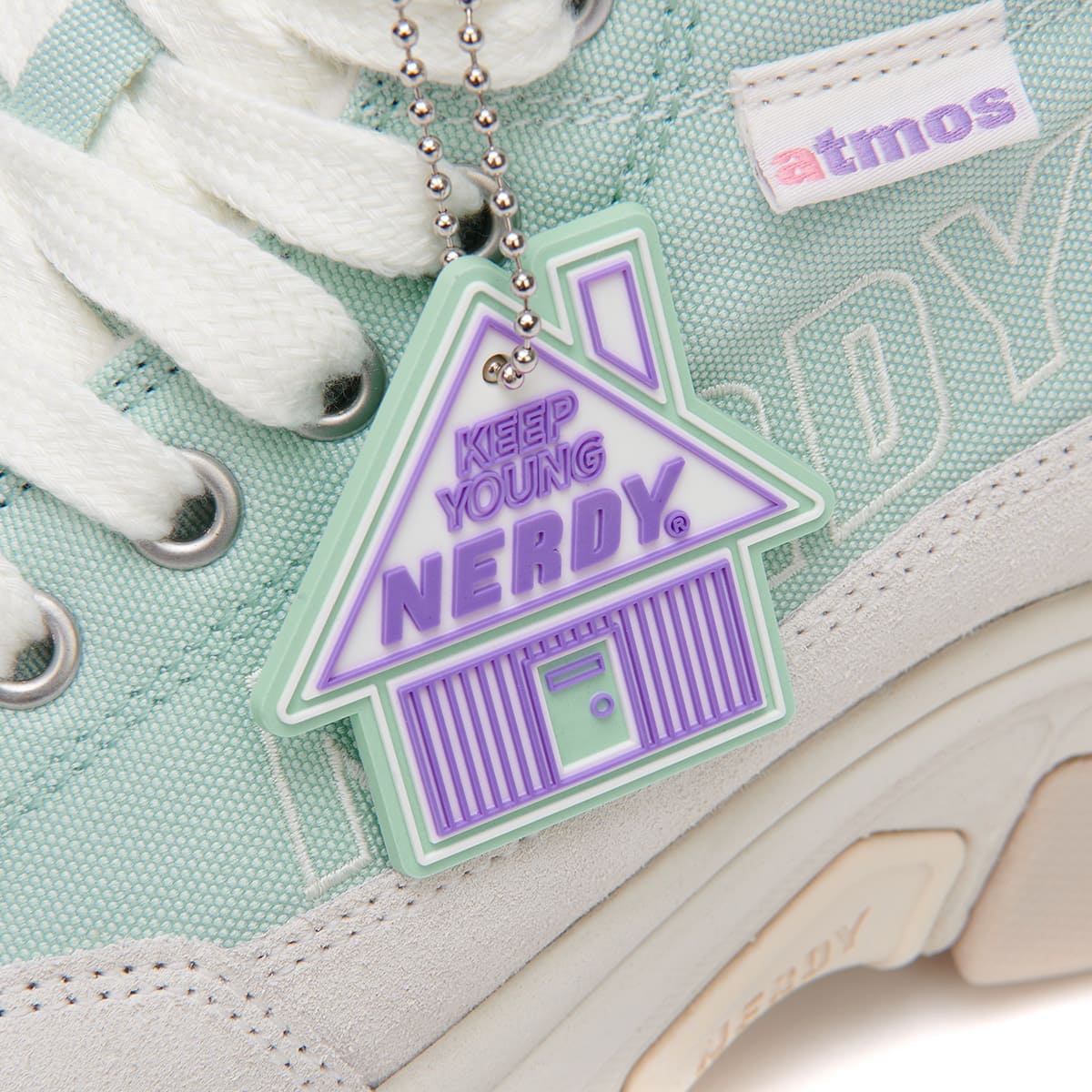 NERDY x atmos pink Fleece Zelig Canvas MINT（ノルディー x アトモス